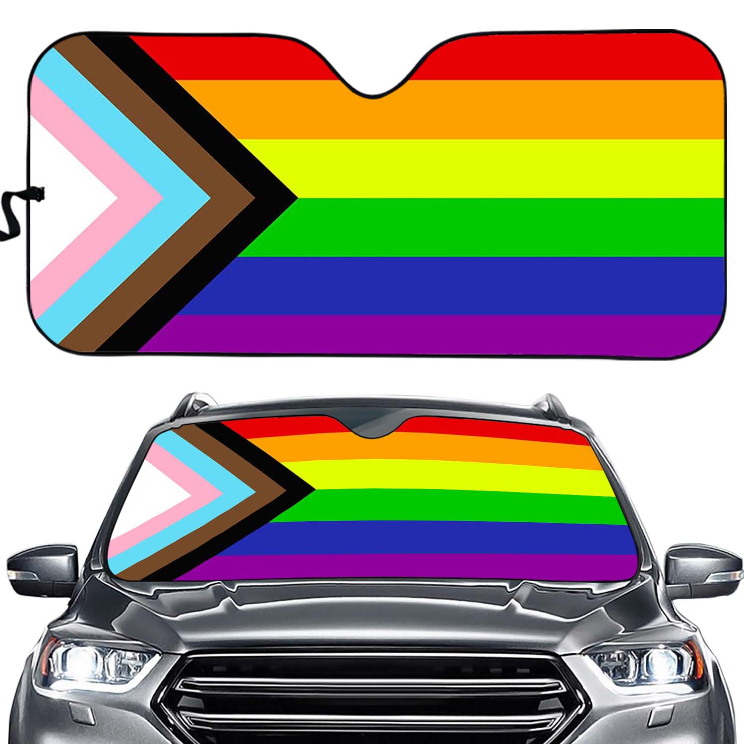 LGBTQIA Pride Sun Shade | Windshield Shade