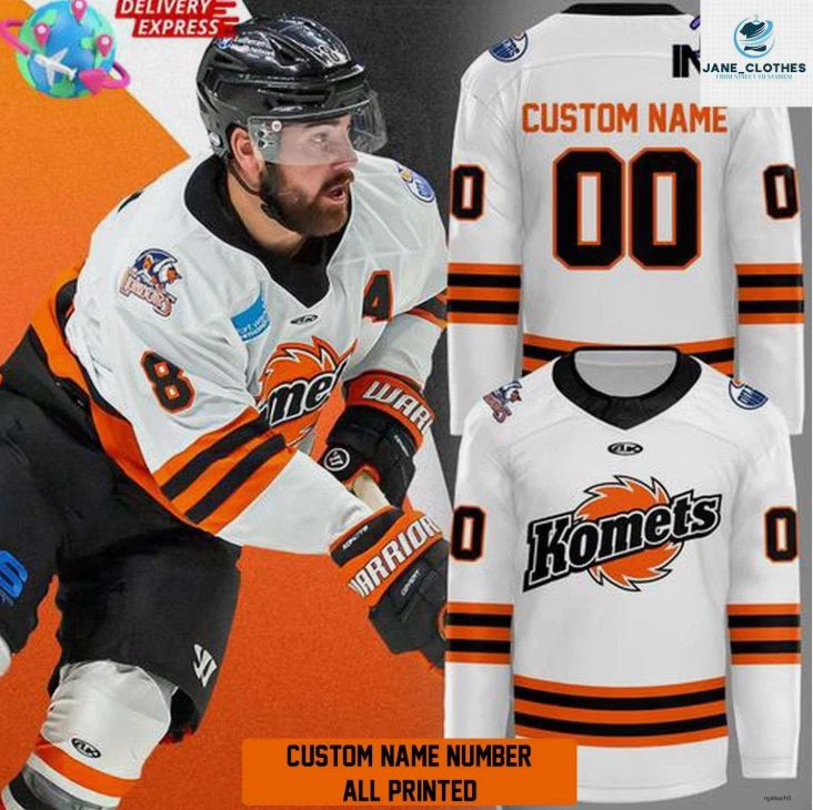 Personalized Wayne Komets 2025 Playoffs Hockey Jersey Gift For Valentine