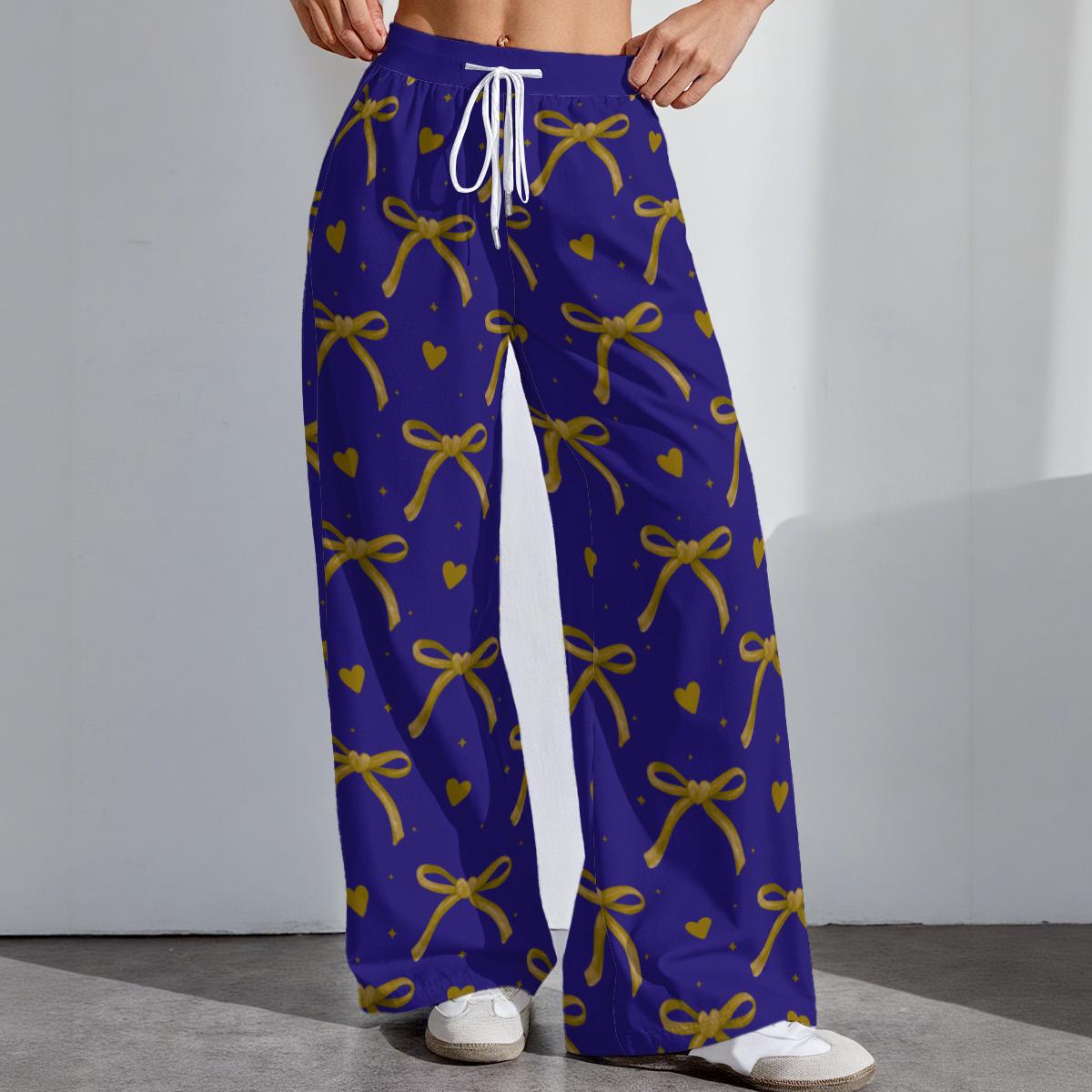 Baltimore Football Stretch Pants, Women's Game Day Leggings, Tailgate Outfit, Cute Football Trousers
