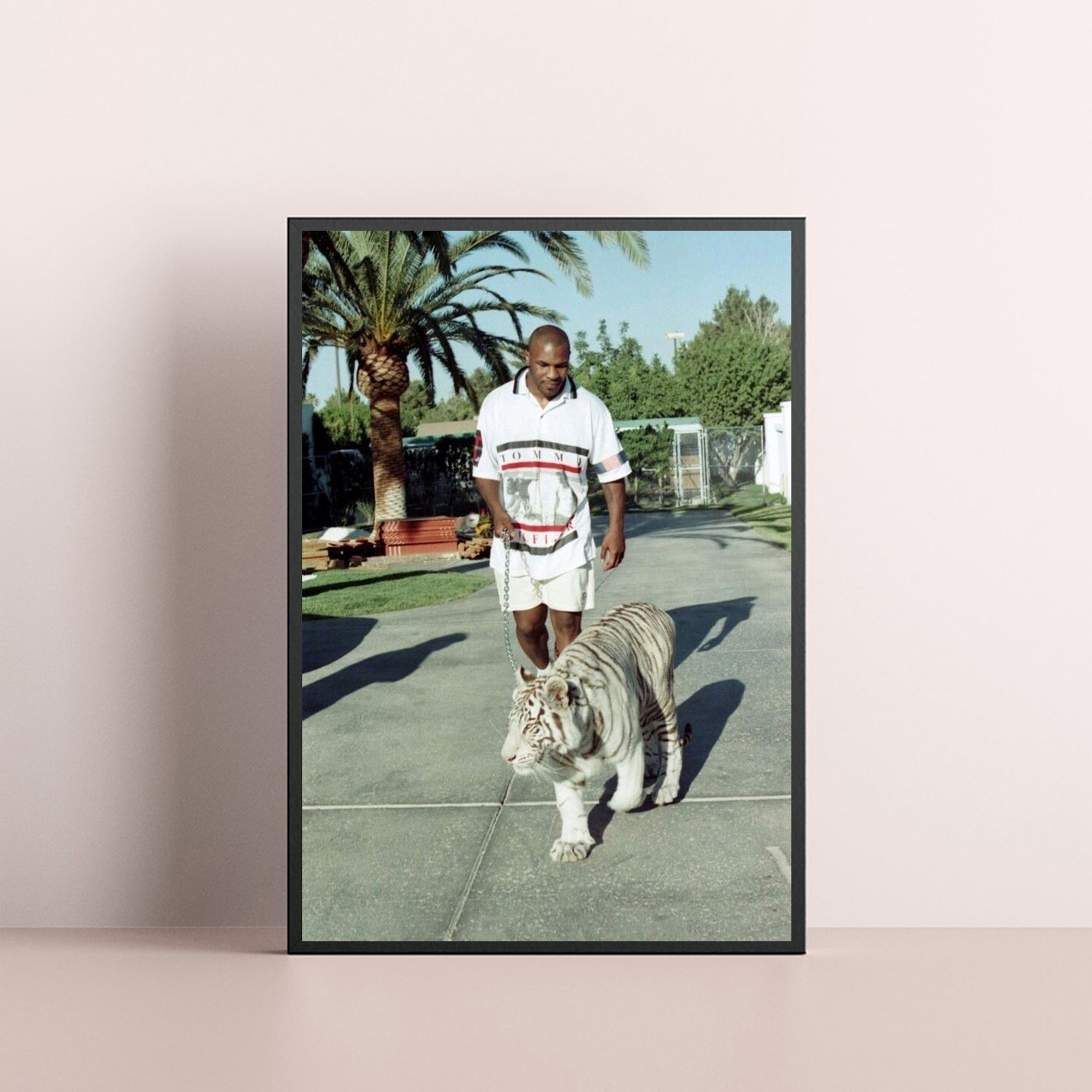 Mike Tyson Tiger Decor Poster