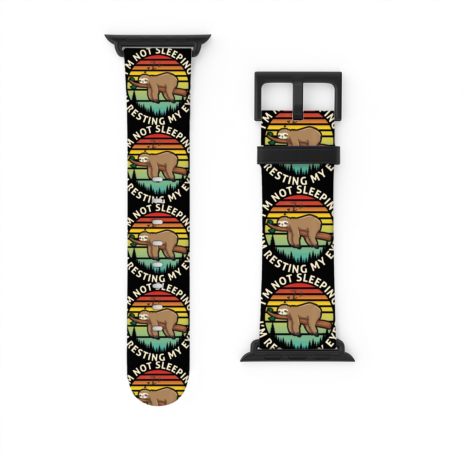 I'm Not Sleeping I'm Just Resting My Eyes Sloth Vi Watch Bands For Apple Watch