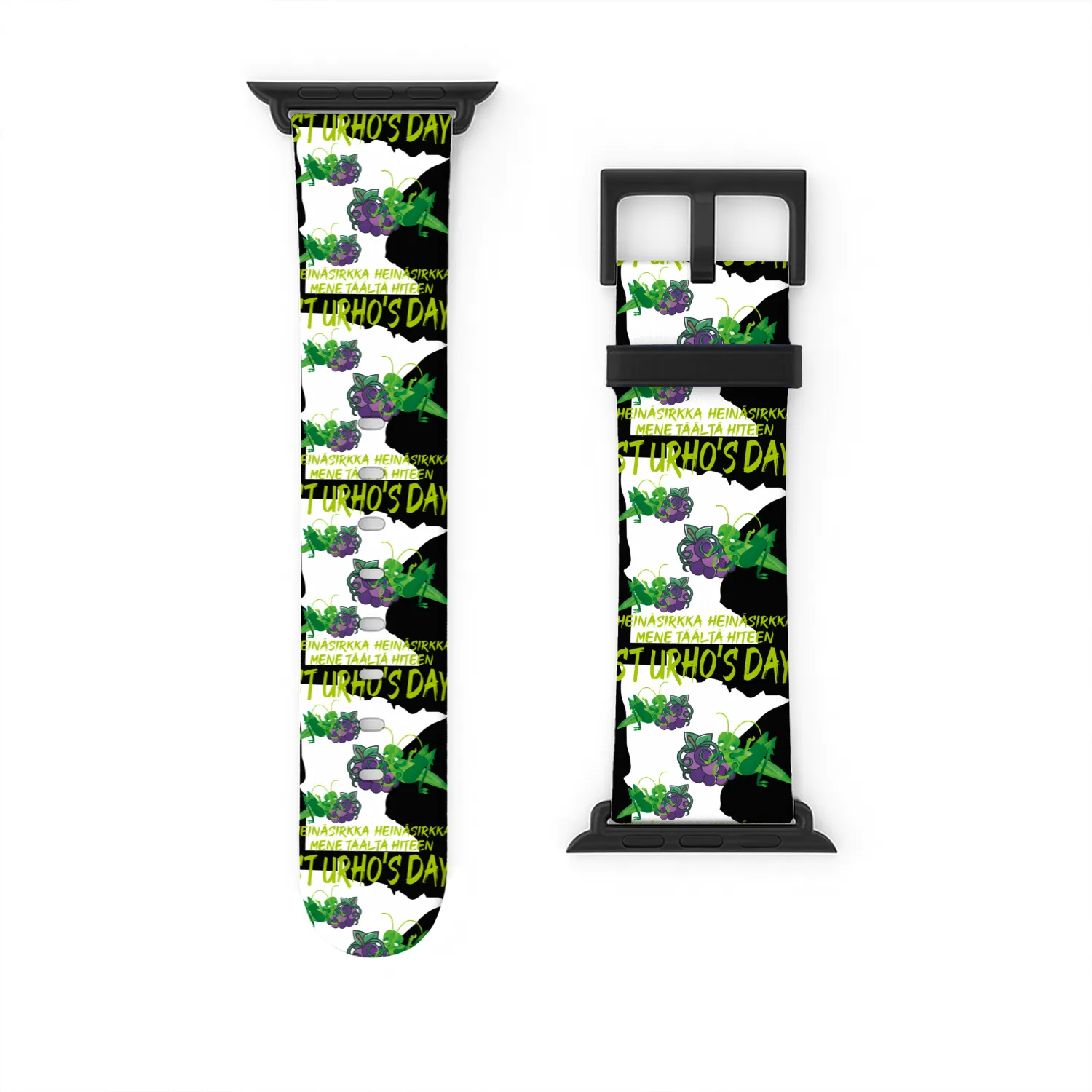 St Urhos Day Grasshopper Grapes Vineyard Minnesota Watch Bands For Apple Watch