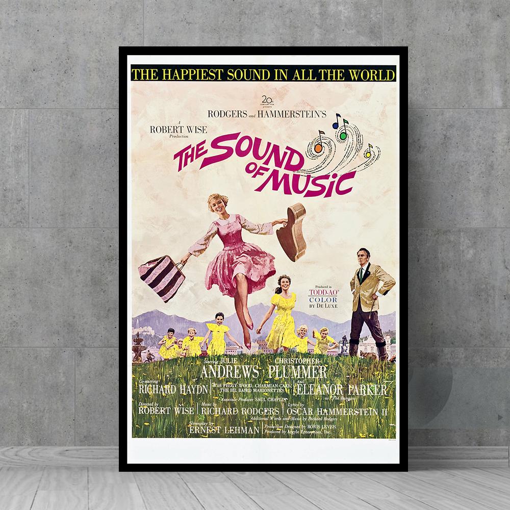 The sound of music Poster - Wall Art - Vintage Posters - Retro Wall Decor - Film Fan Collectibles