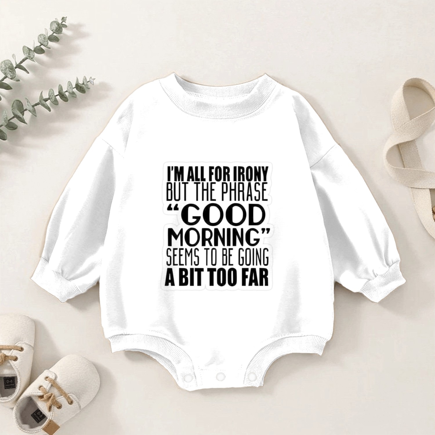 Adopt A Plant Cactus Succulent Plant Love Quote Baby Romper Sweatshirts