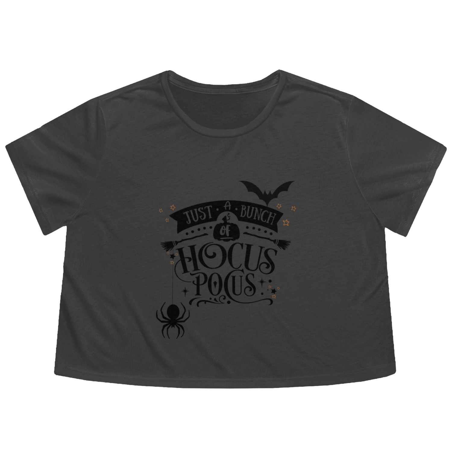 Halloween World Flowy Cropped Tees
