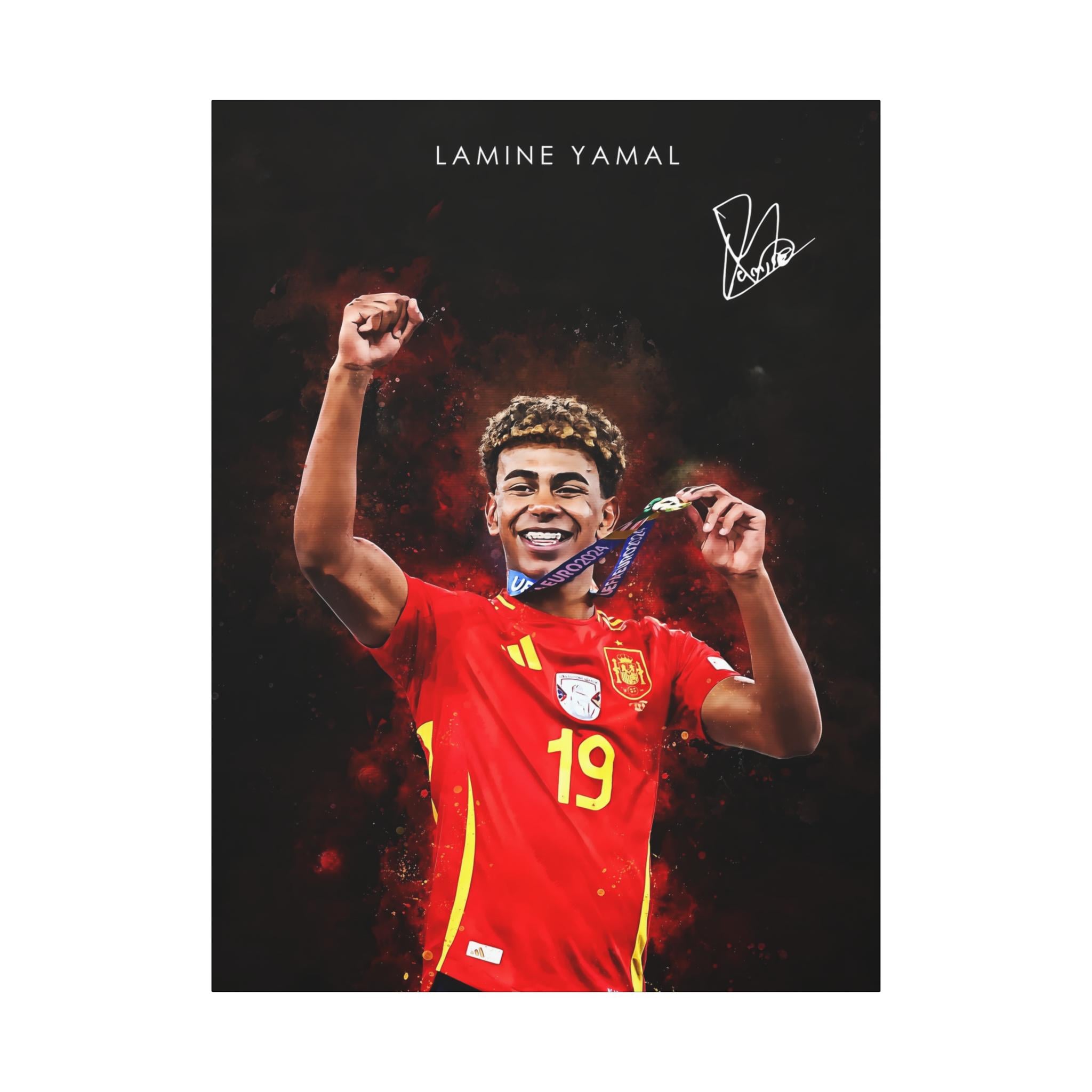 Lamine Yamal Canvas Wall Art
