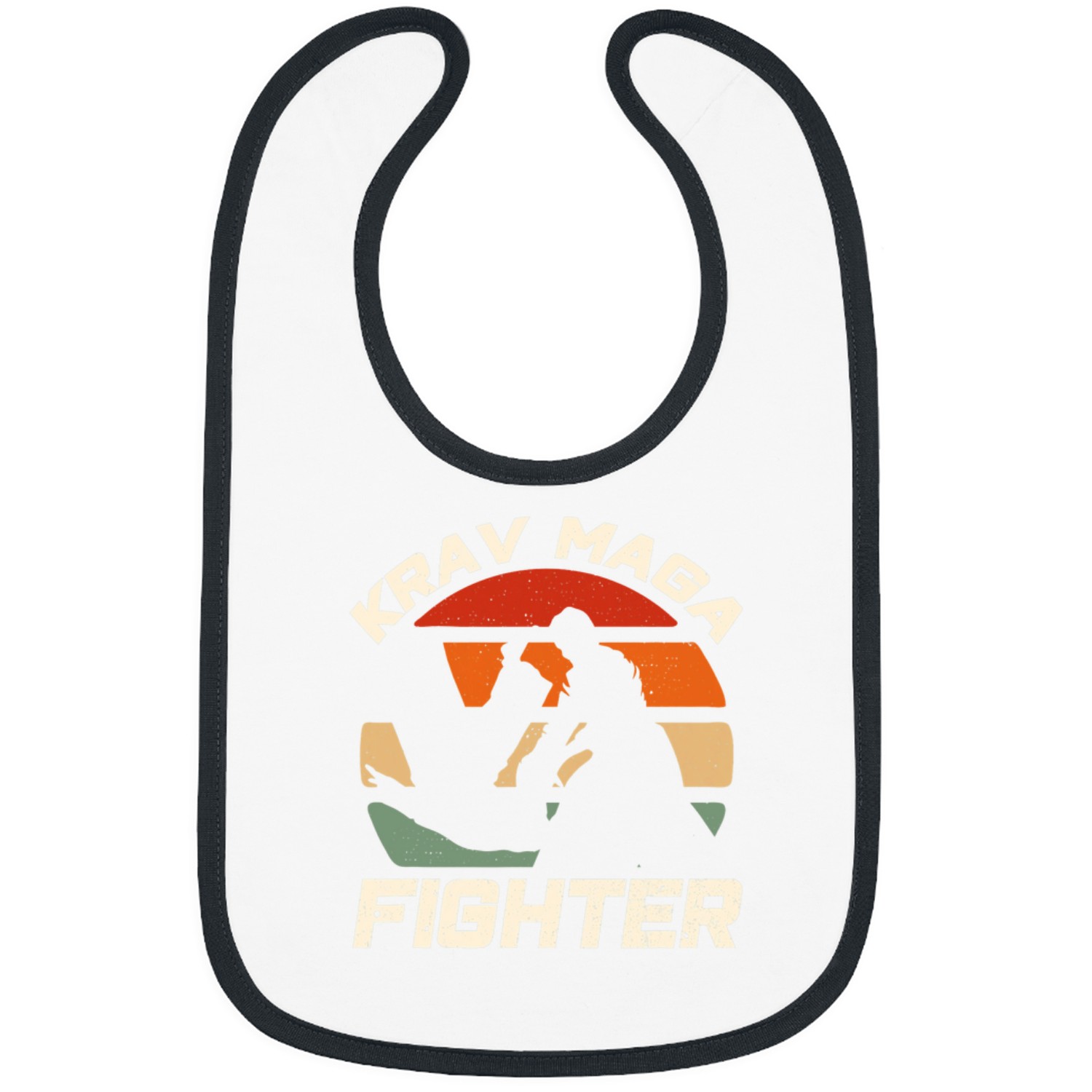 Krav Maga Fighter Sayings Coachs Martial Arts Bibs