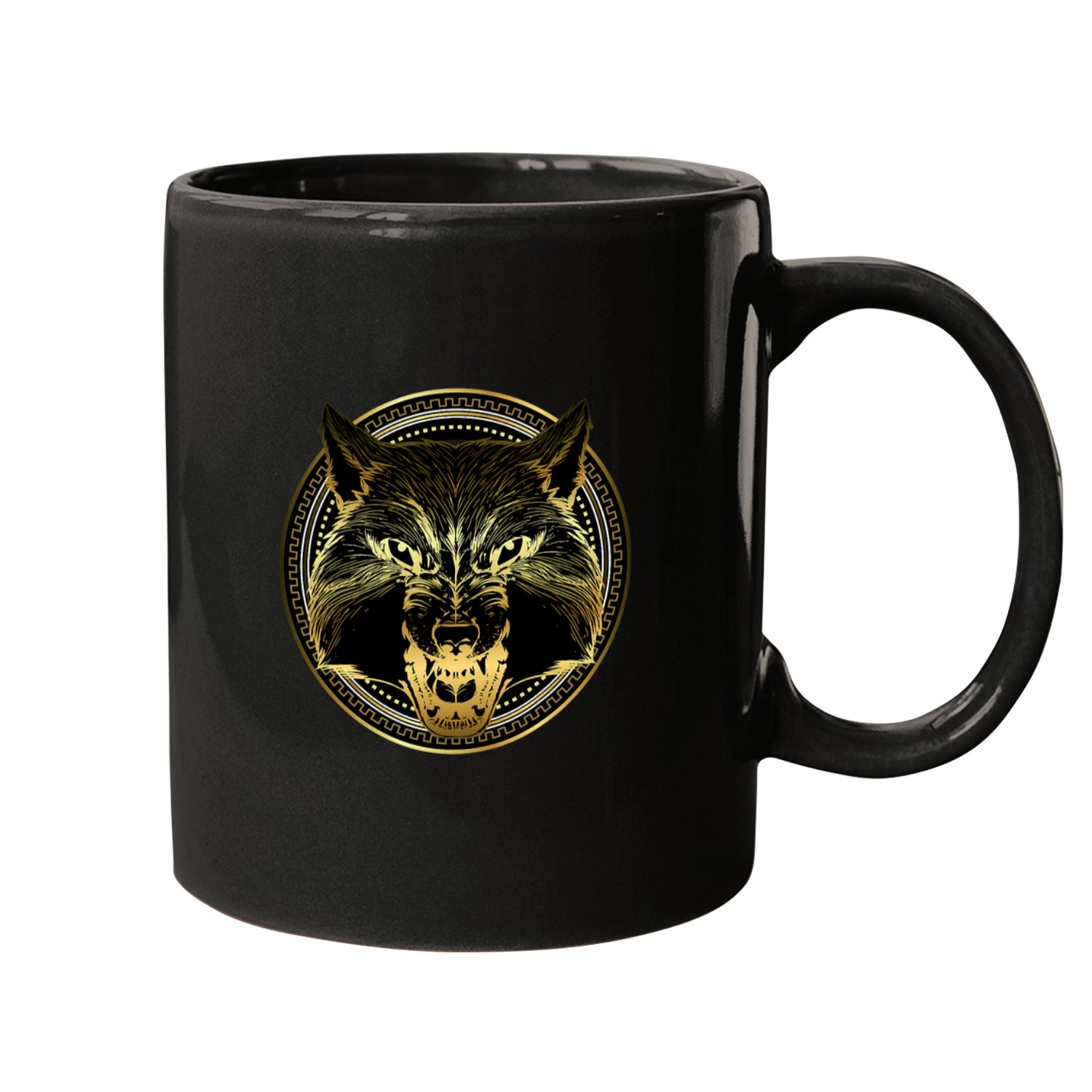 Nordic wolfs Viking Norse Mythology Mugs