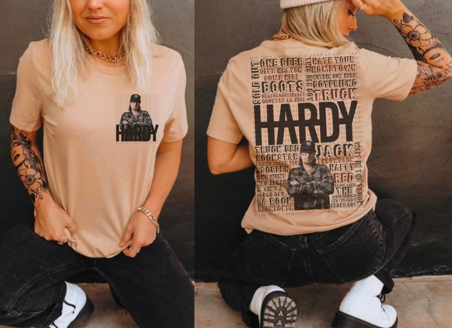 Country Music Song Title Tshirt Hardyy Tshirt