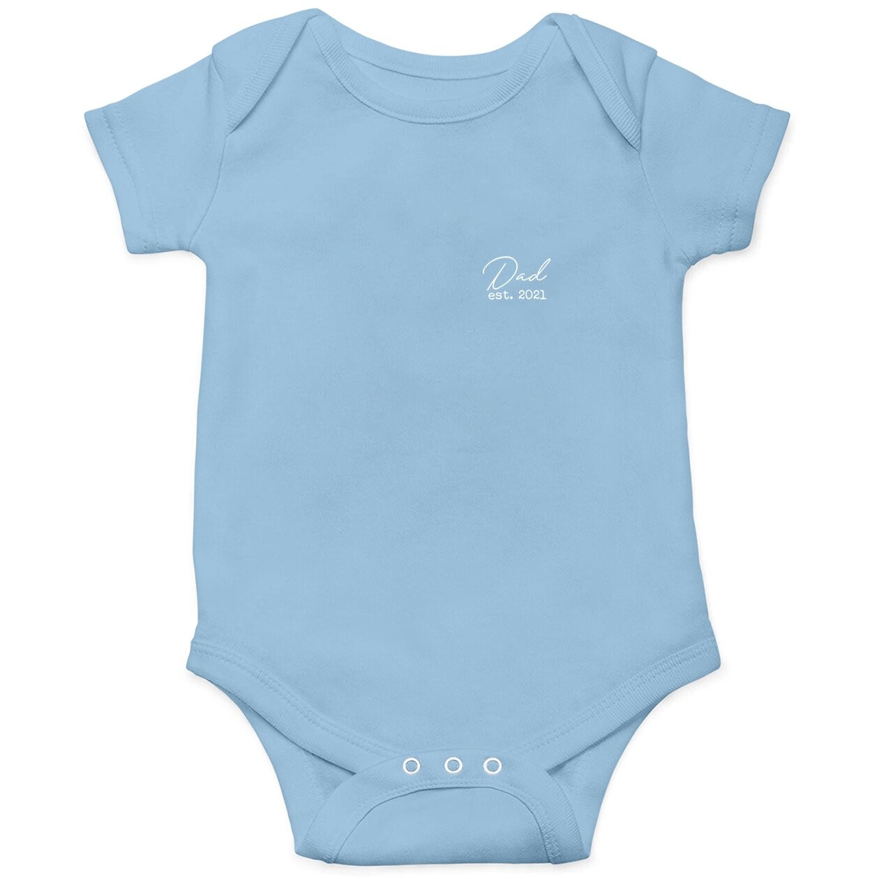 Dad Est. 2021 Gift - Expecting Baby Baby Bodysuit