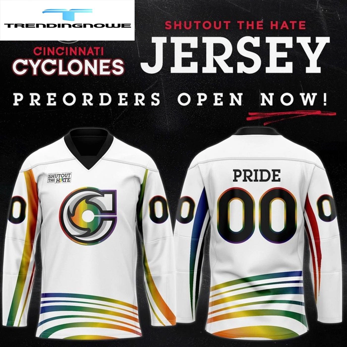 Personalized Cincinnati Cyclones Pride Night 2025 Hockey Shirt Gift For Fans