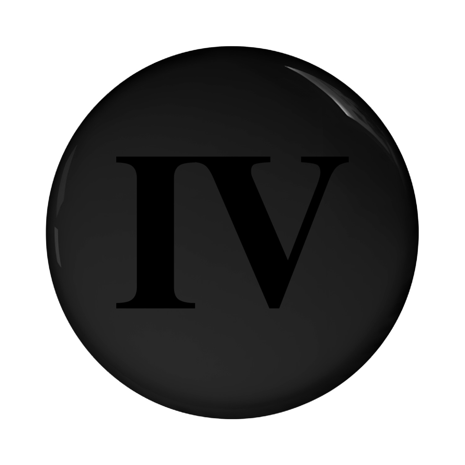 Roman Numeral 4 Pin Buttons