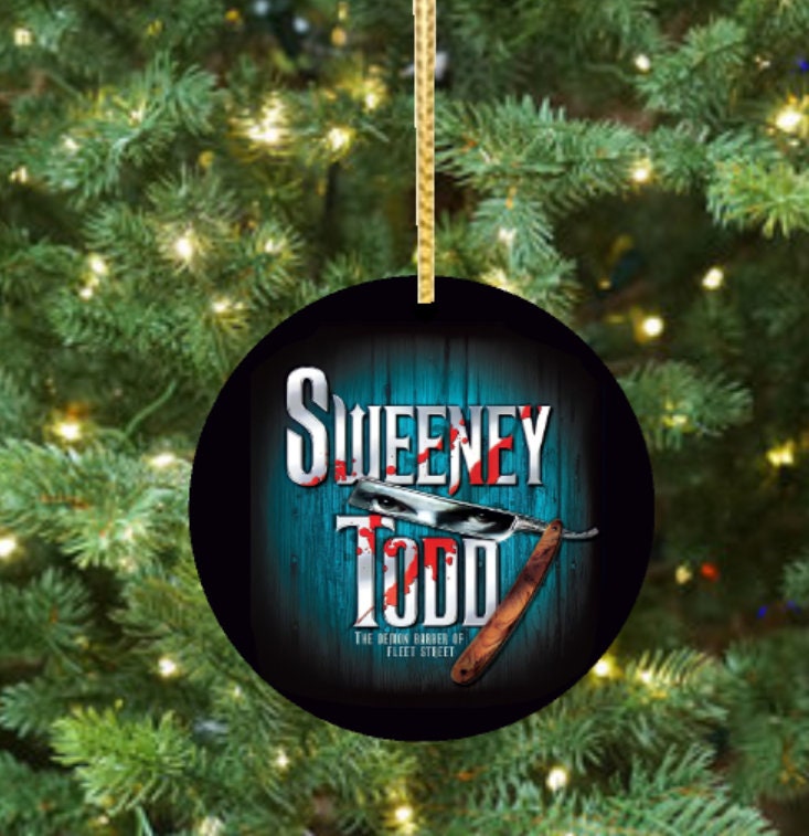 Sweeney Todd, the Demon Barber of Fleet Street - Broadway Ceramic Christmas Ornament