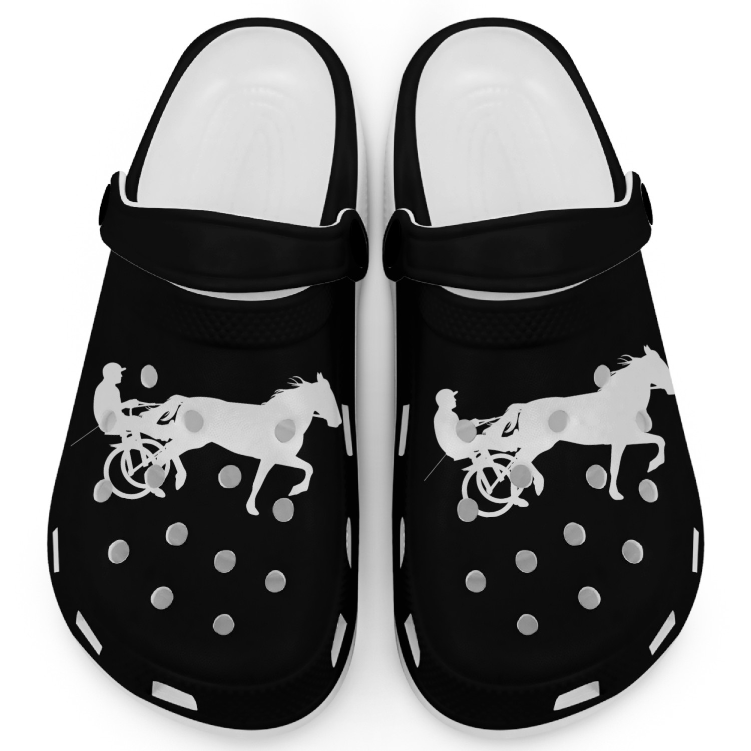 Horses Riding Harness Racing Rider Equitation Clogs