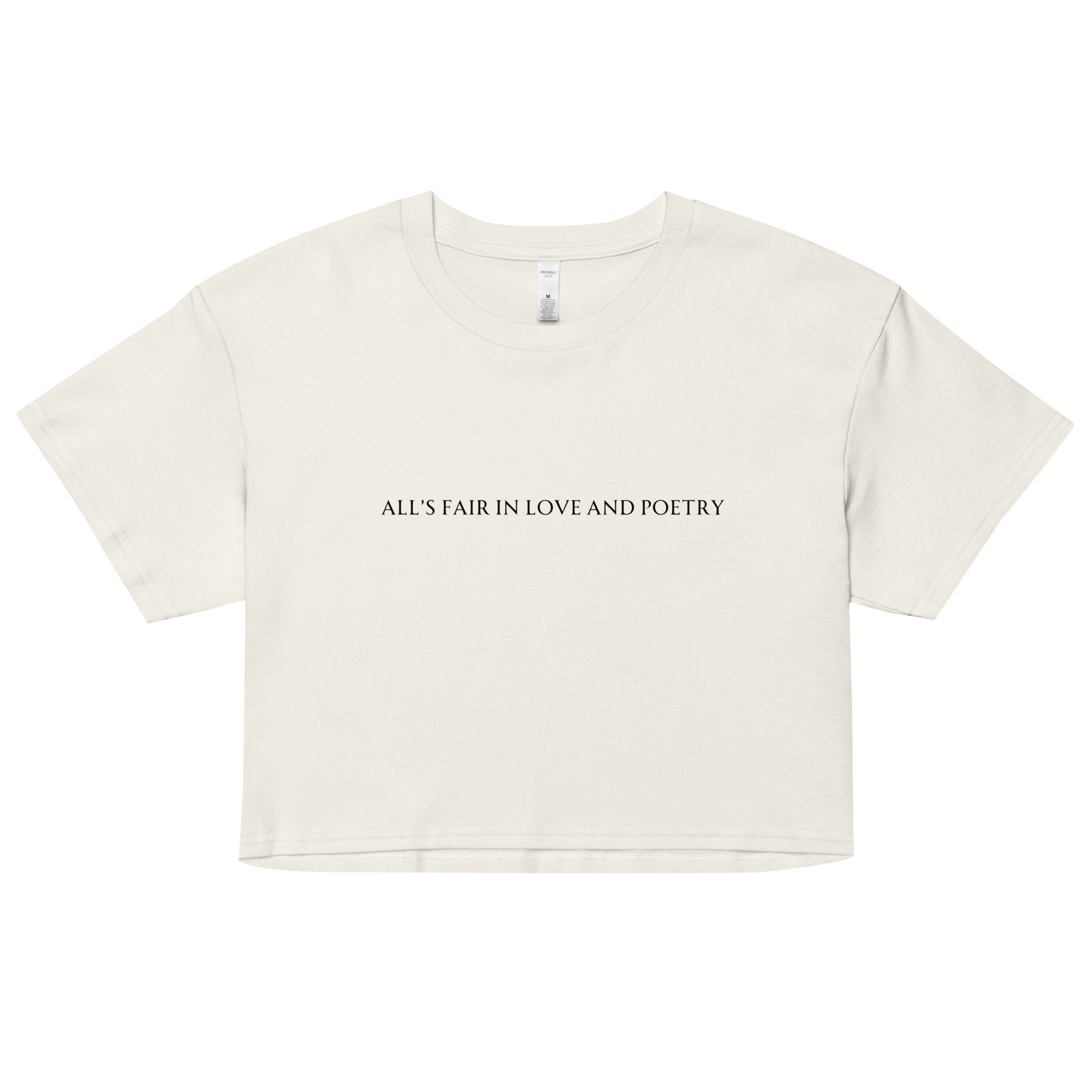 TS Tortured Poet Crop Top, All's Fair in Love