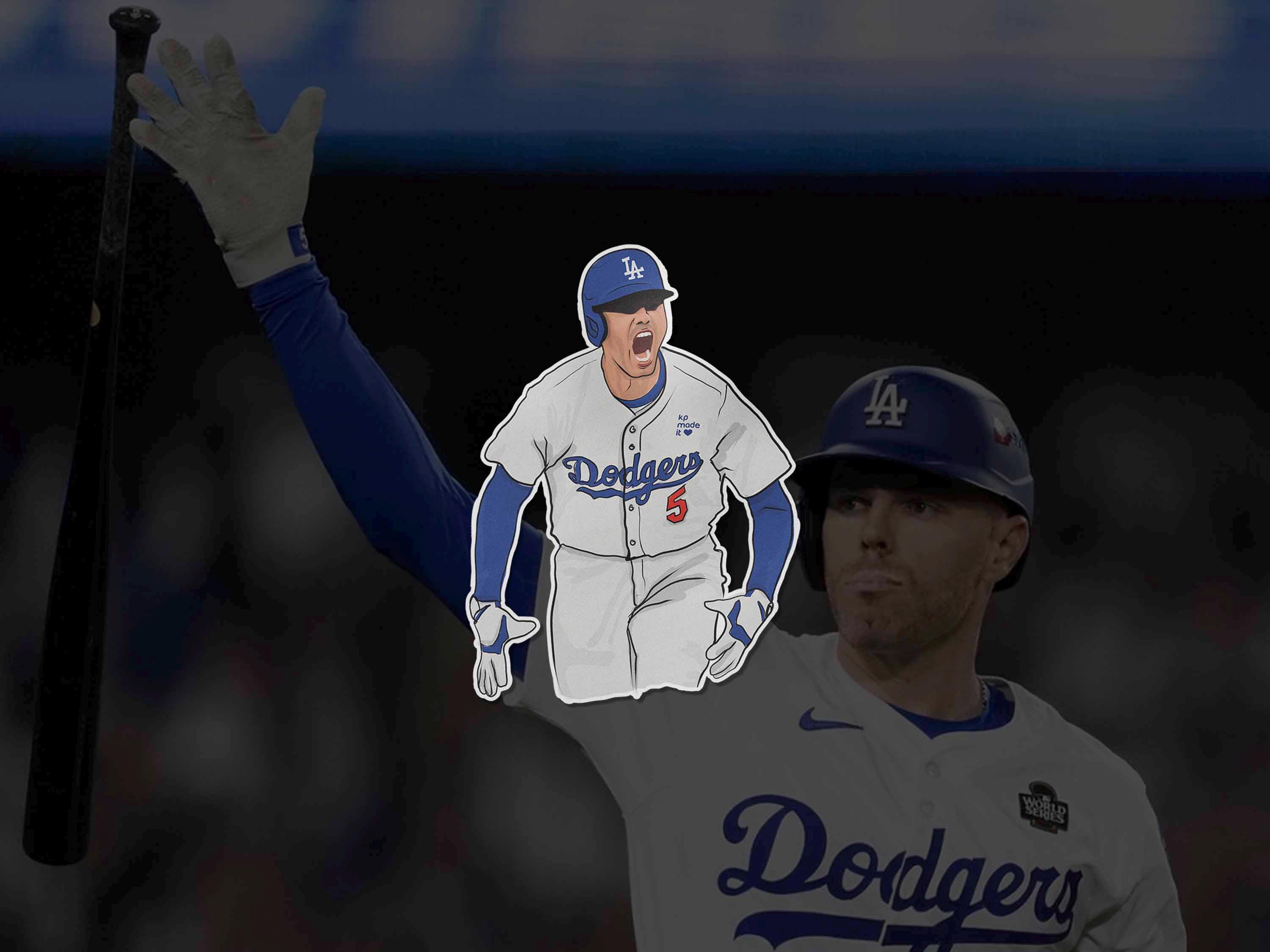 Freddie Freeman x LA Dodgers Sticker
