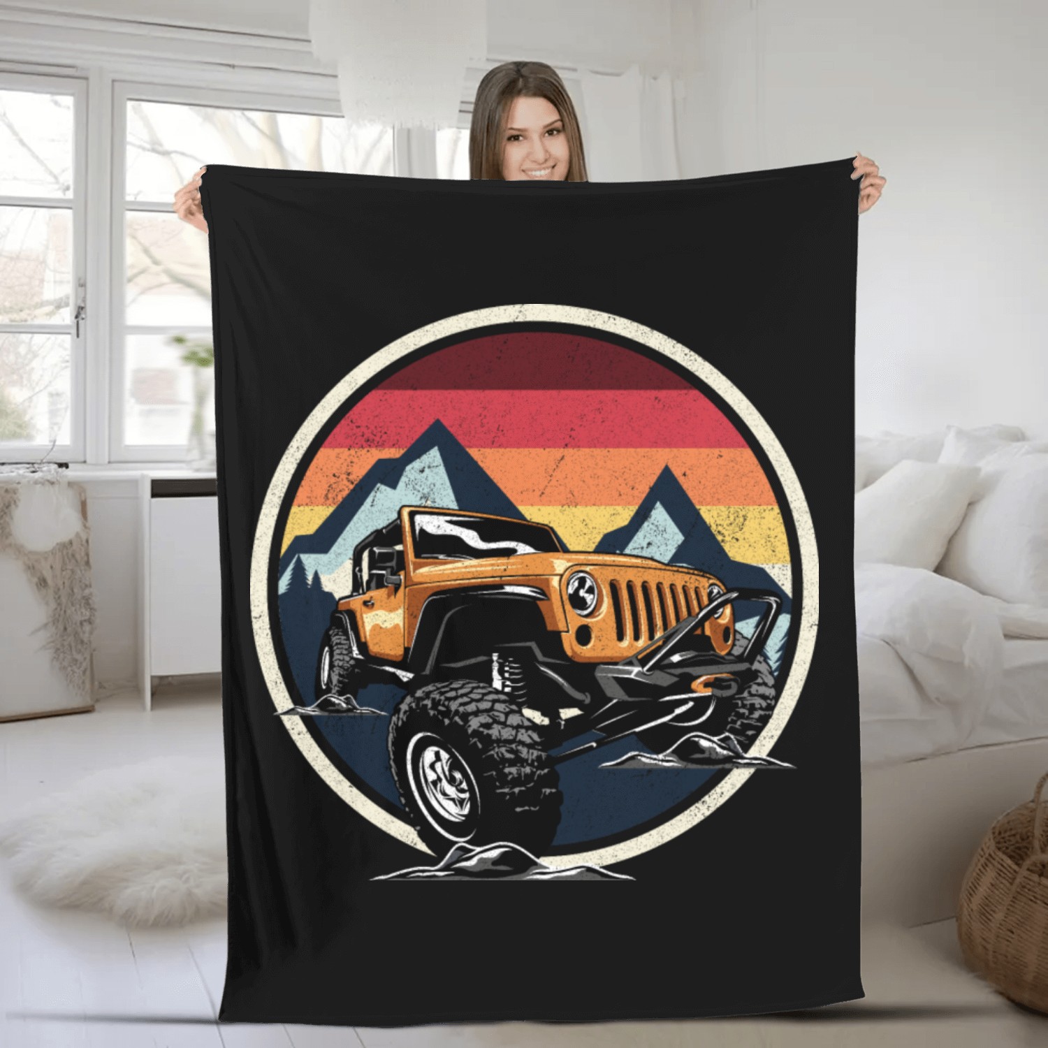 Jeep Fleece Blankets