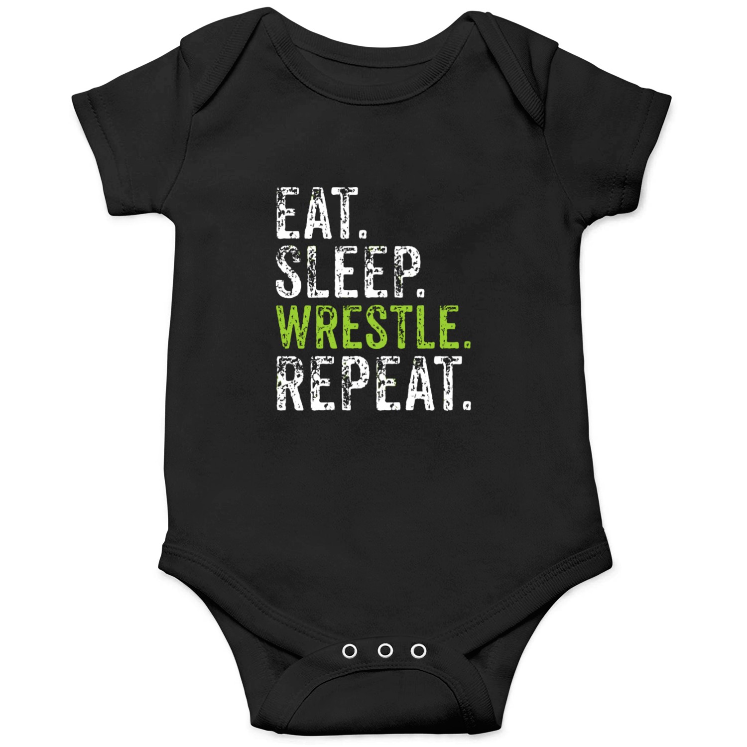 Eat Sleep Wrestle Repeat Sport Wrestler Player Tea Onesies