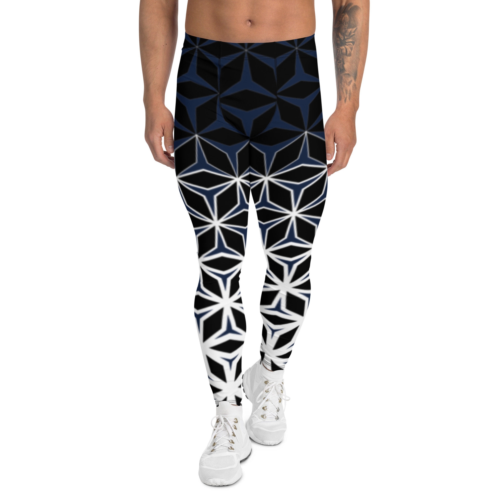 Men's Leggings Meggings Rave Activewear Festival Gym EDM pants Doof festival leggings