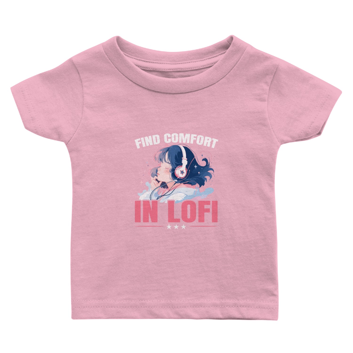 Lofi Music Lover Low Fidelity Japanese Aesthetic Baby T Shirts