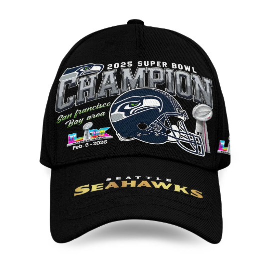 Seahawks 2025 SupeBowl Champions Classic Cap