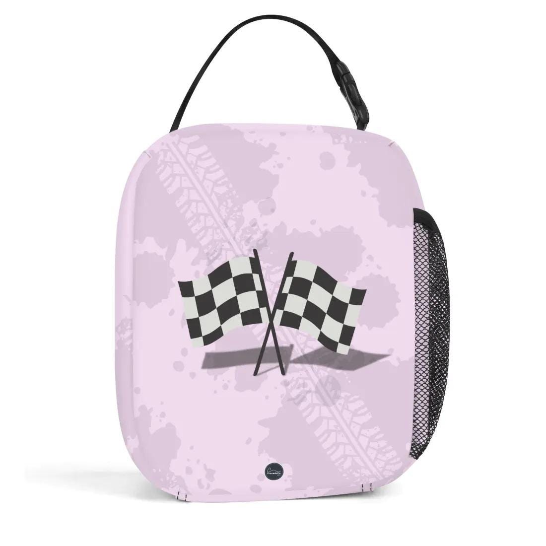 Custom Name Lunch Bag for Kids with Monster Truck, Personalized Food Cooler Lunch Bag, Birthday Gift