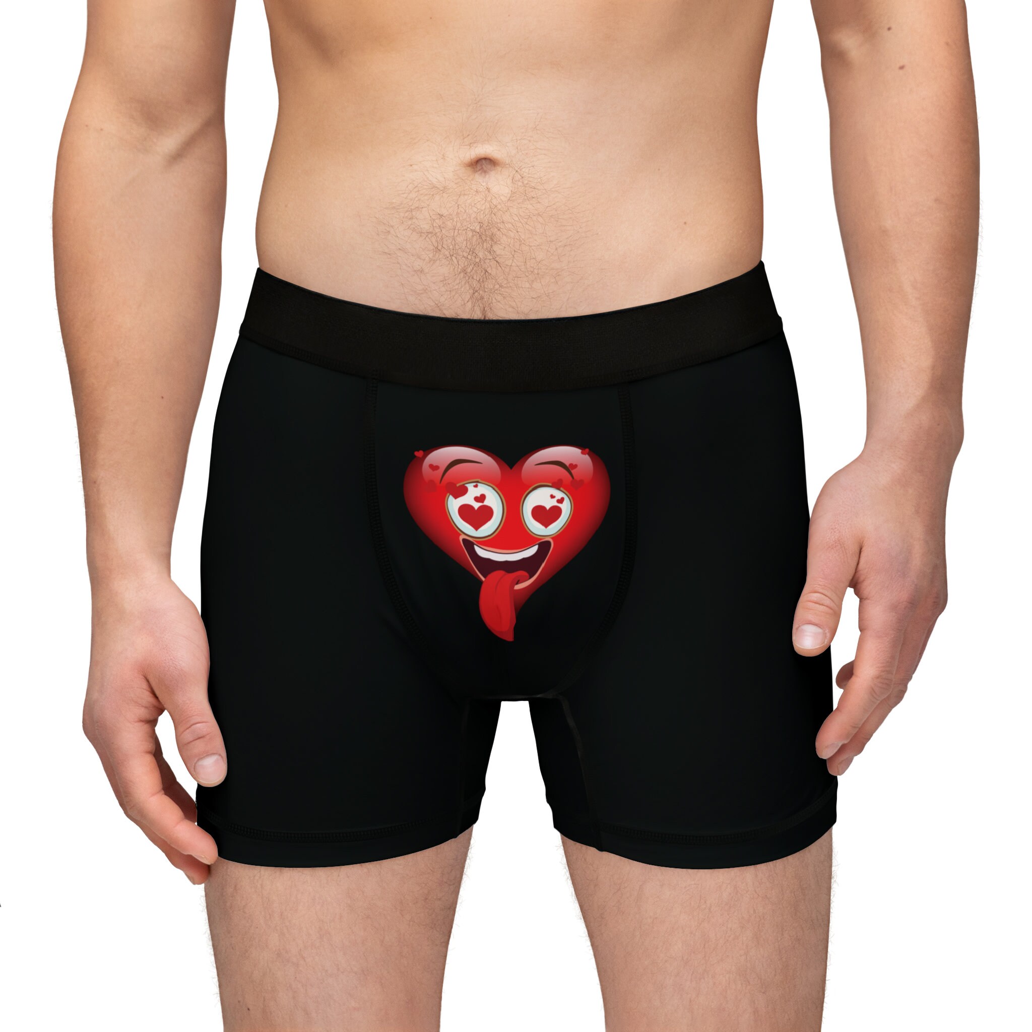Funny Heart Men's Boxers