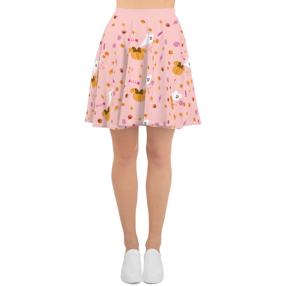 Spooky Vibes Skater Skirt Matching Crop Top Available Family Matching Shirts Magical Vacation Style