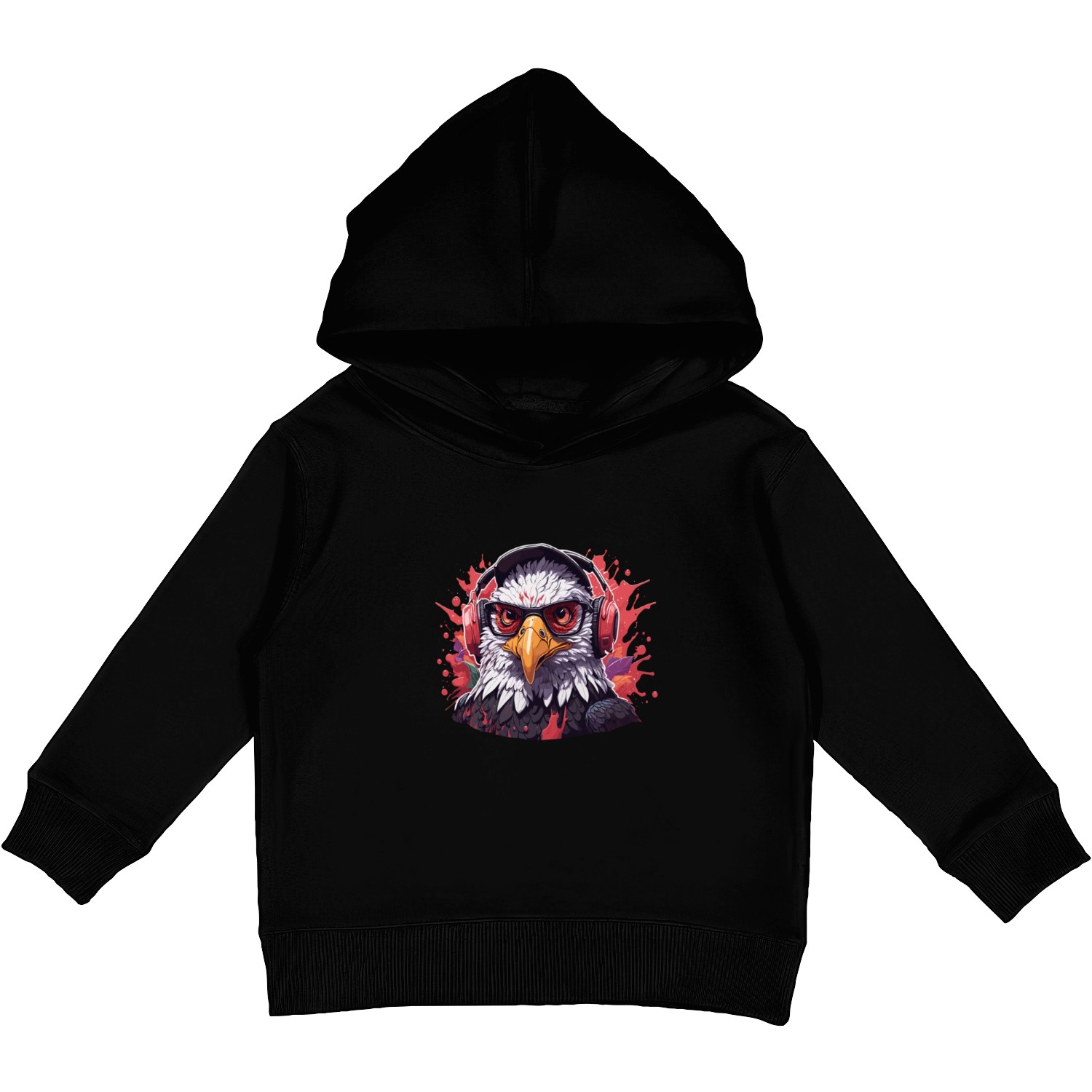 eagle animal art I cool cute eagle Kids Pullover Hoodies