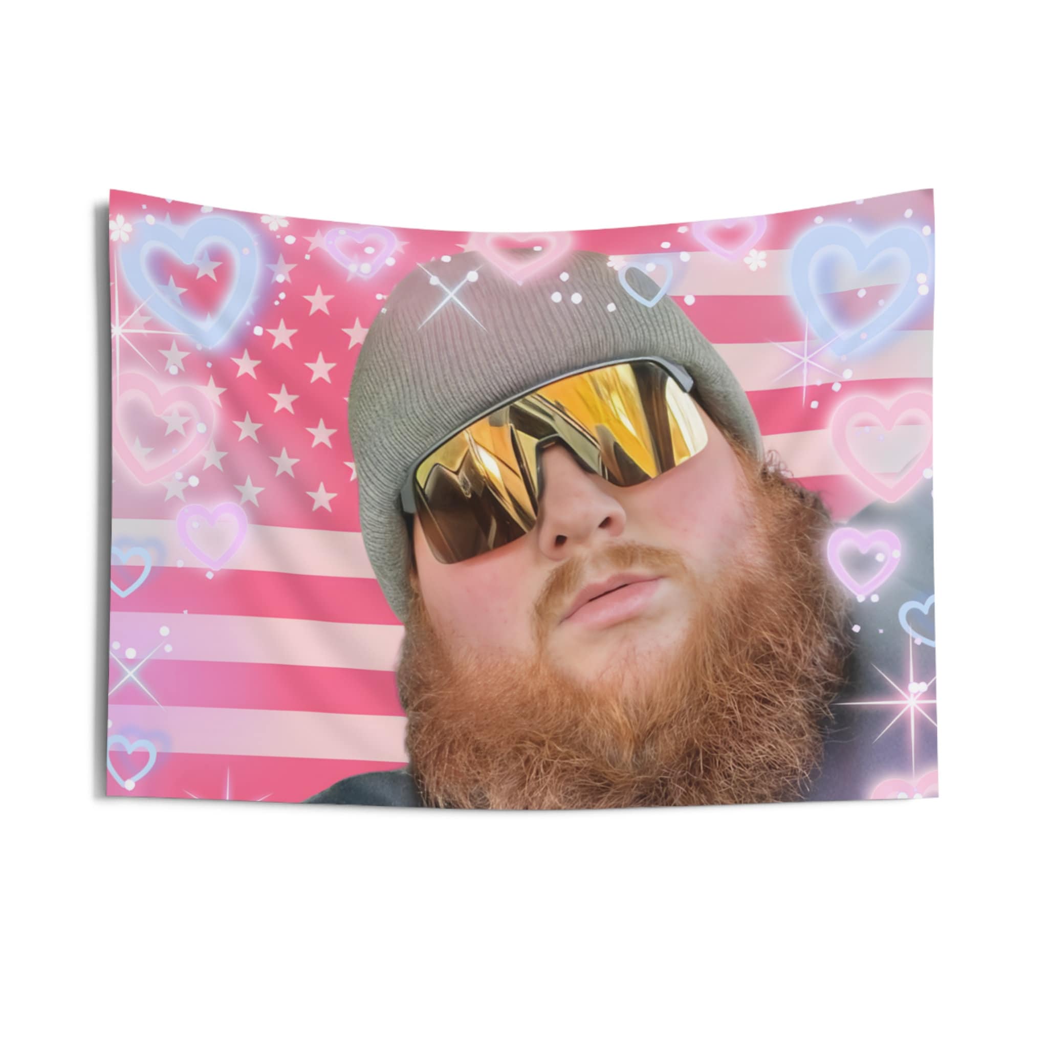 CaseOh American Flag Tapestries | Music Gift | Home Decor | Room Decor | Birthday Gift For Fan