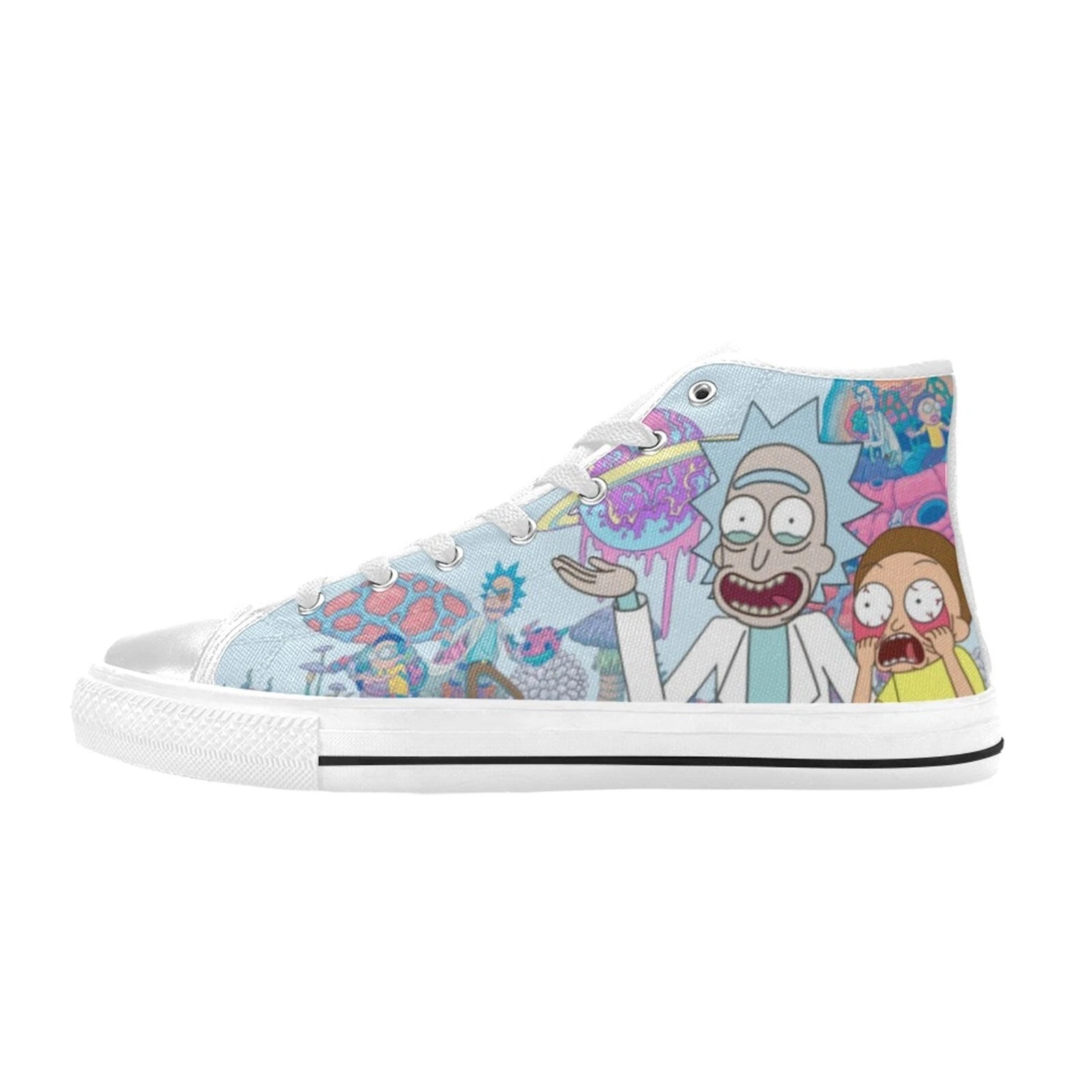 Rick & Rickandmorty High Top Canvas Shoes