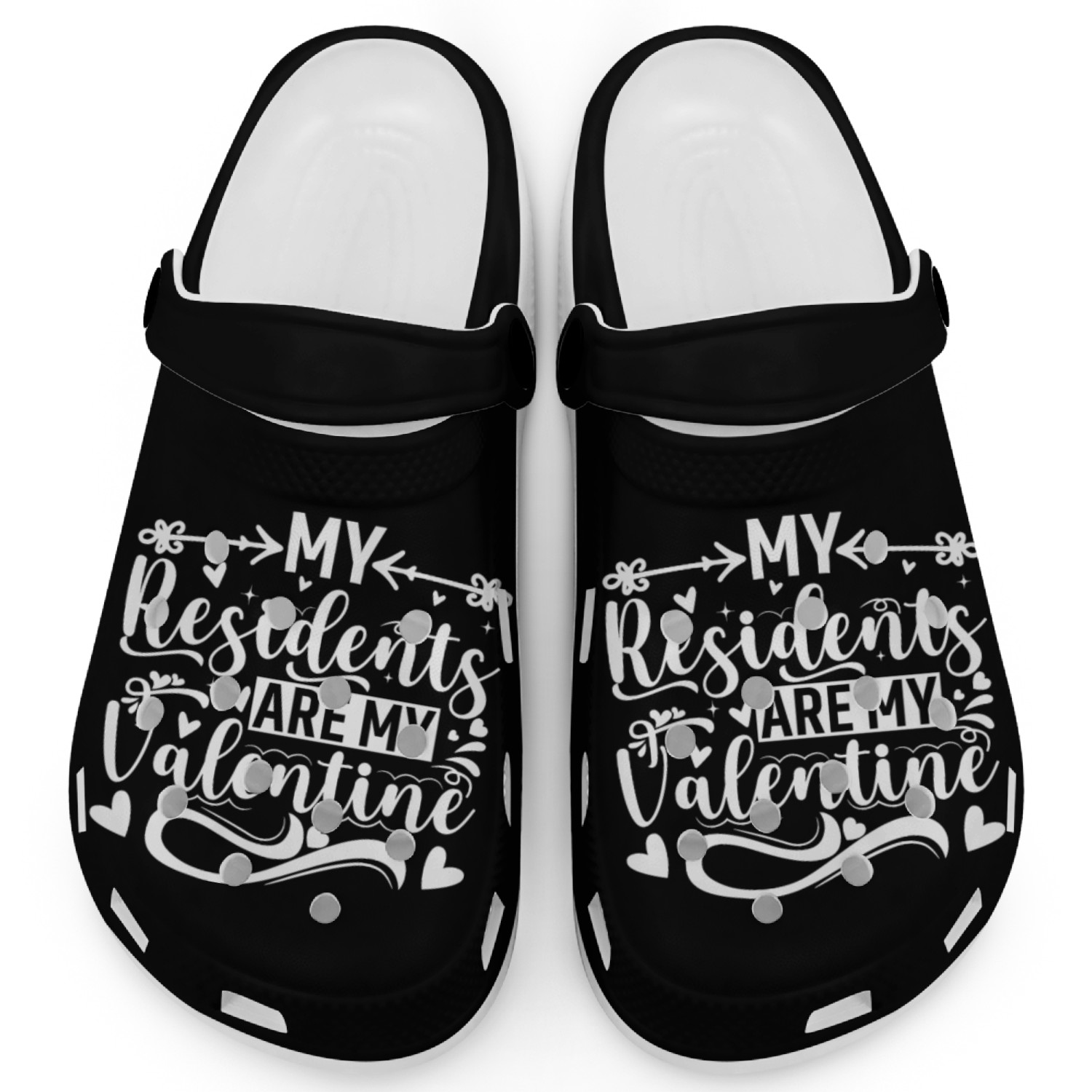 Nurse Doctor Valentine - My Residents Are My Valen Clogs