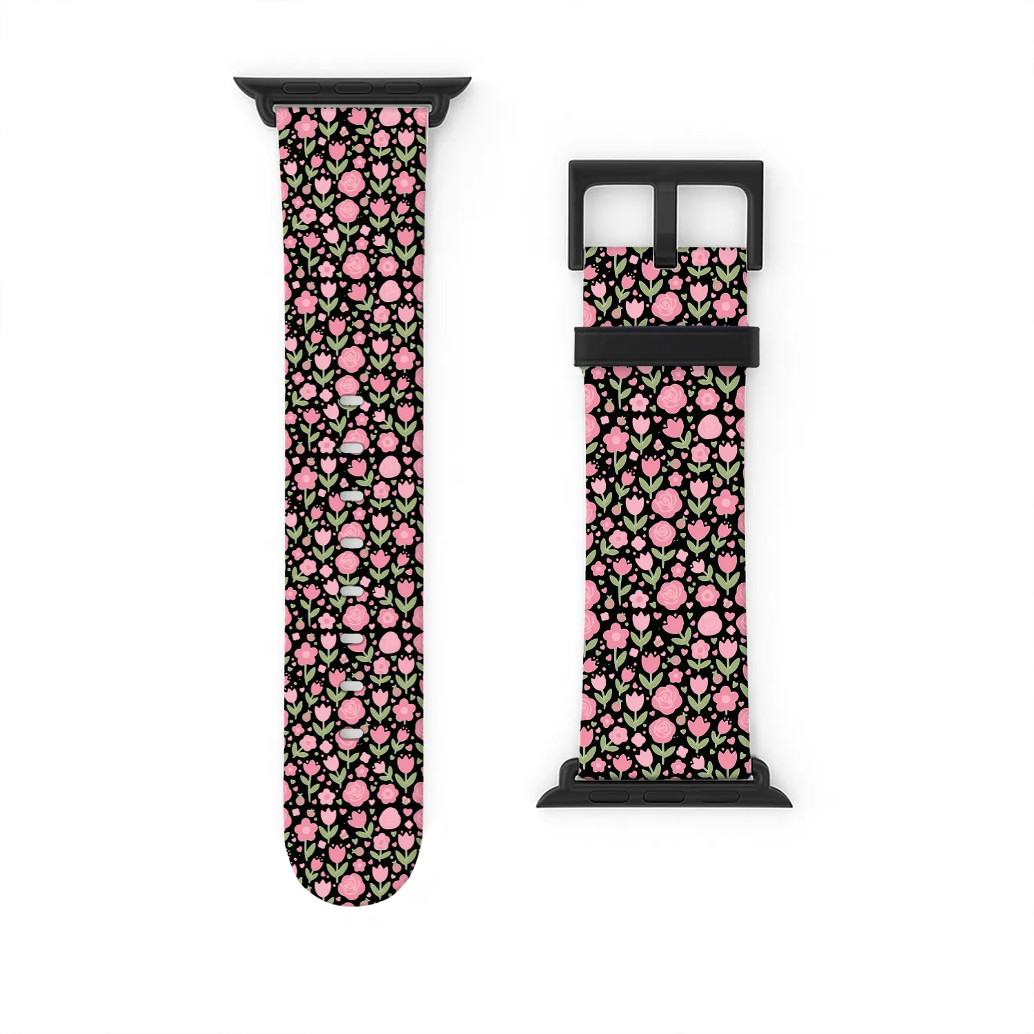 Cute Floral Pattern Watch Bands For Apple Watch