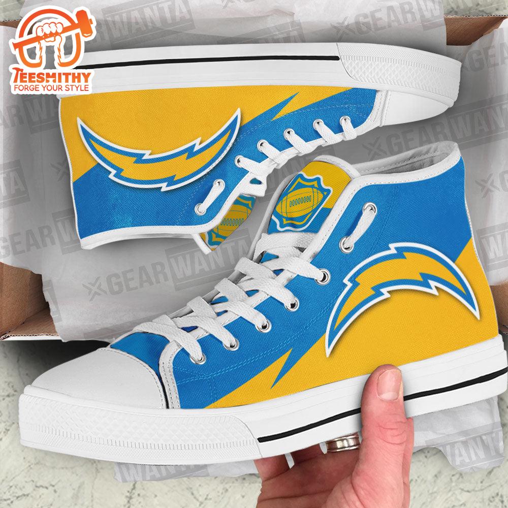 Los Angeles Chargers Men's High Top Sneakers