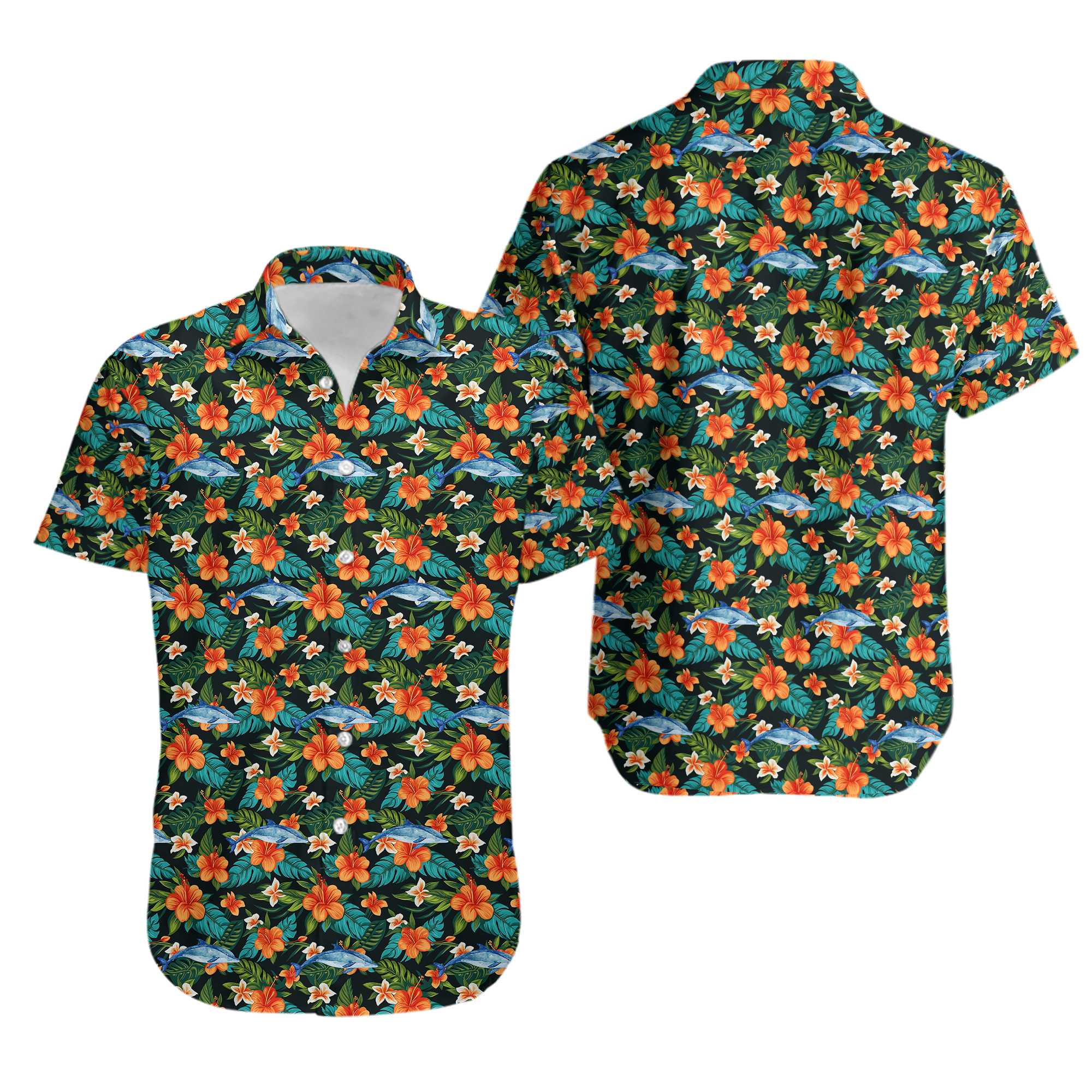 Shark Hawaiian Shirt - Unisex Aloha Shirt