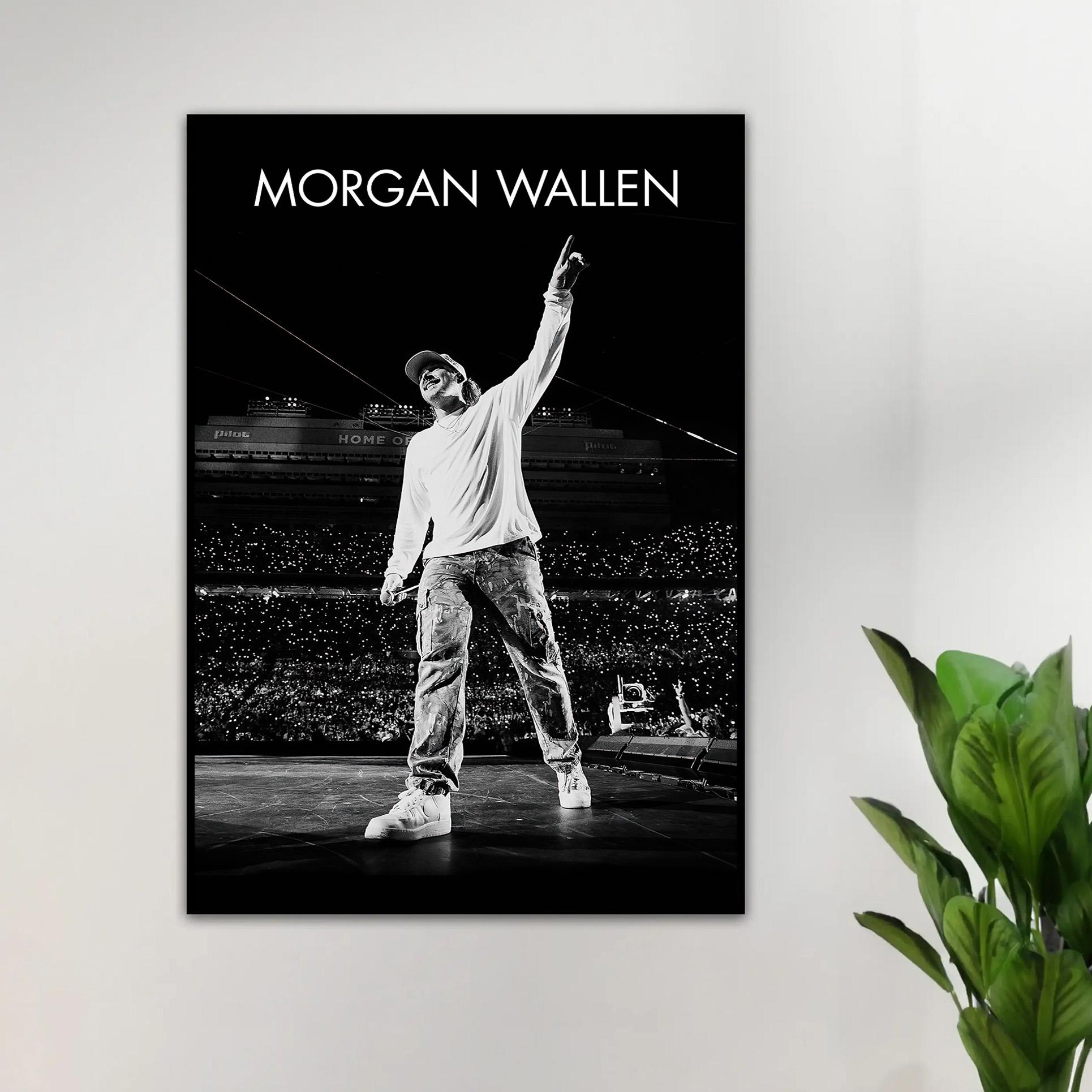 Western Concert Poster - Country Music Wall Art Fan Gift