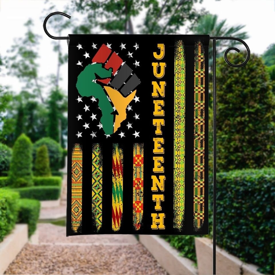 National Independence Day Juneteenth Celebration Flag, Black Independence Day Flag, Freedom Since Juneteenth 1865 Flag