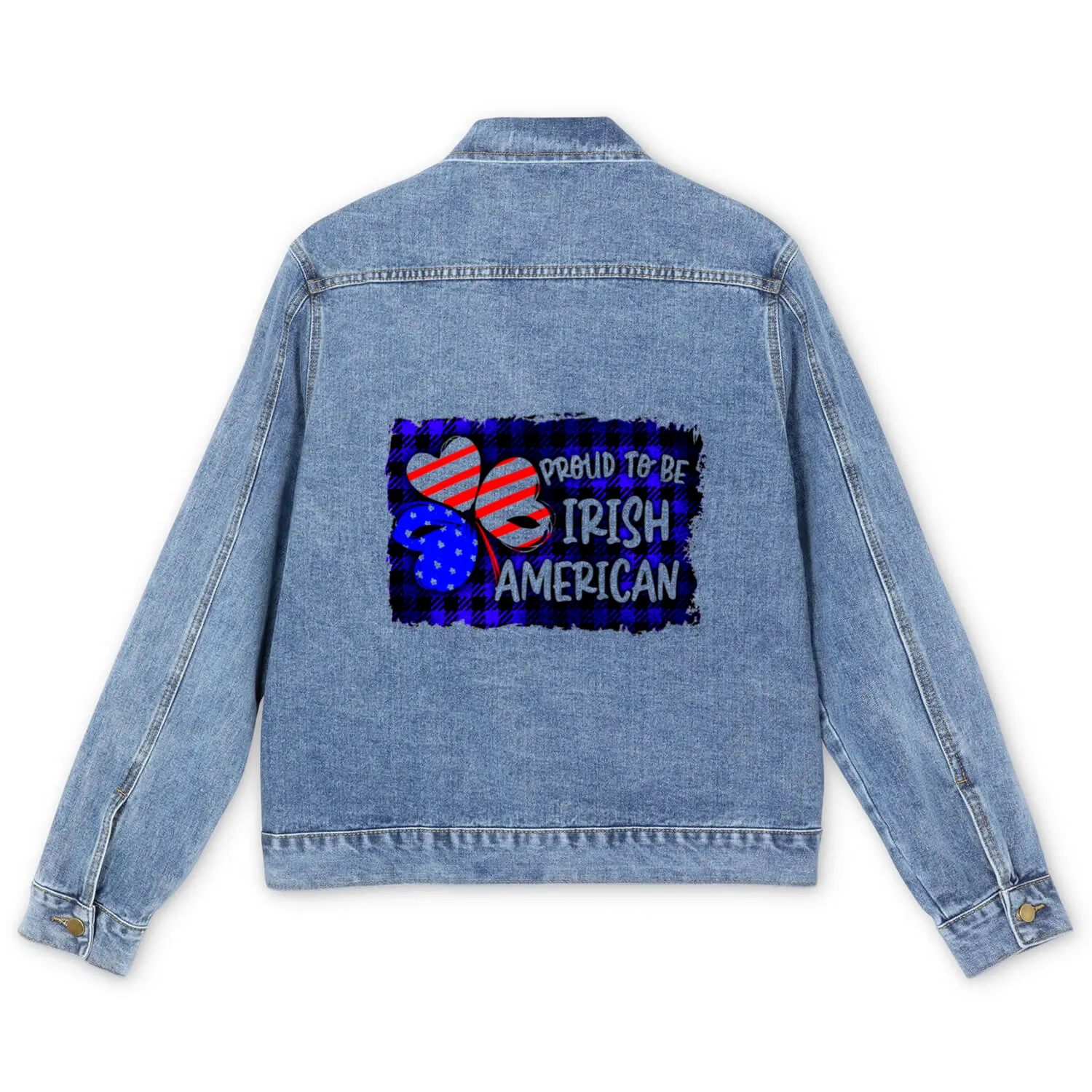 Proud To Be Irish American Men's Denim Jackets
