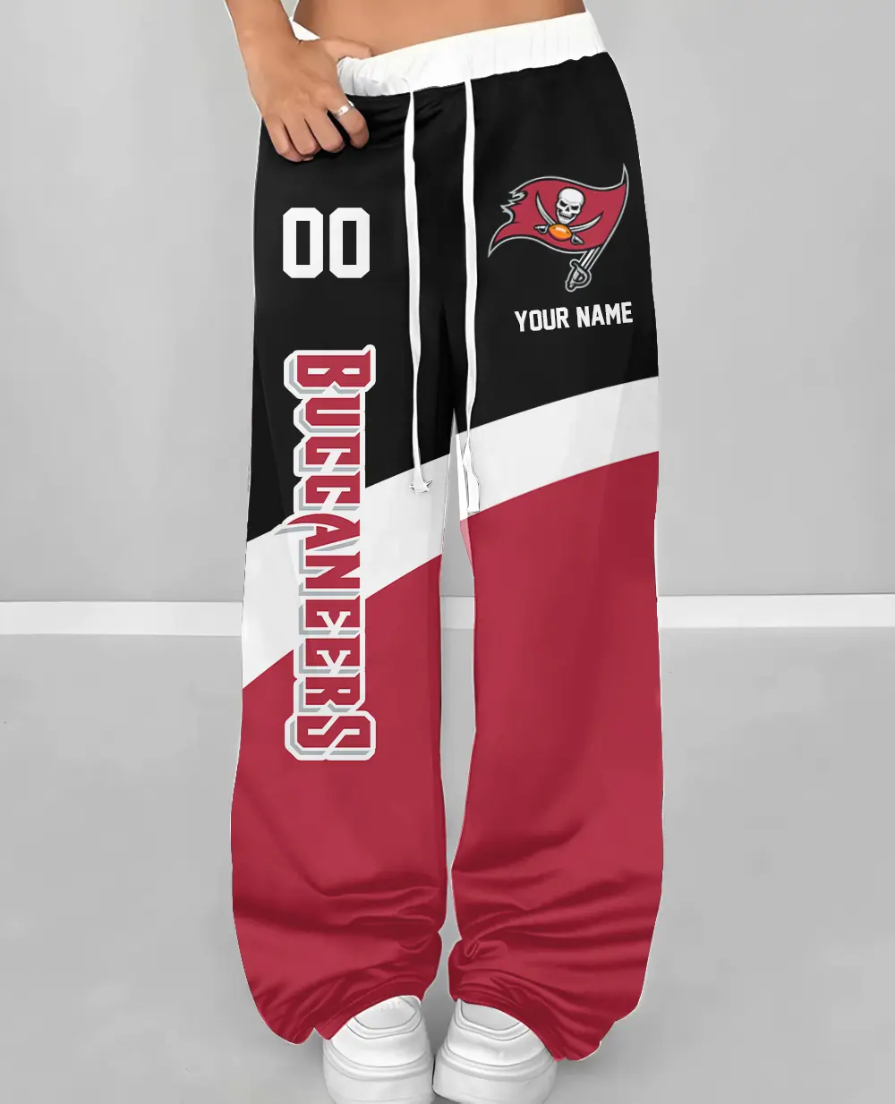 Tampa Bay Buccaneers Personalized Wide Leg Lounge Pants