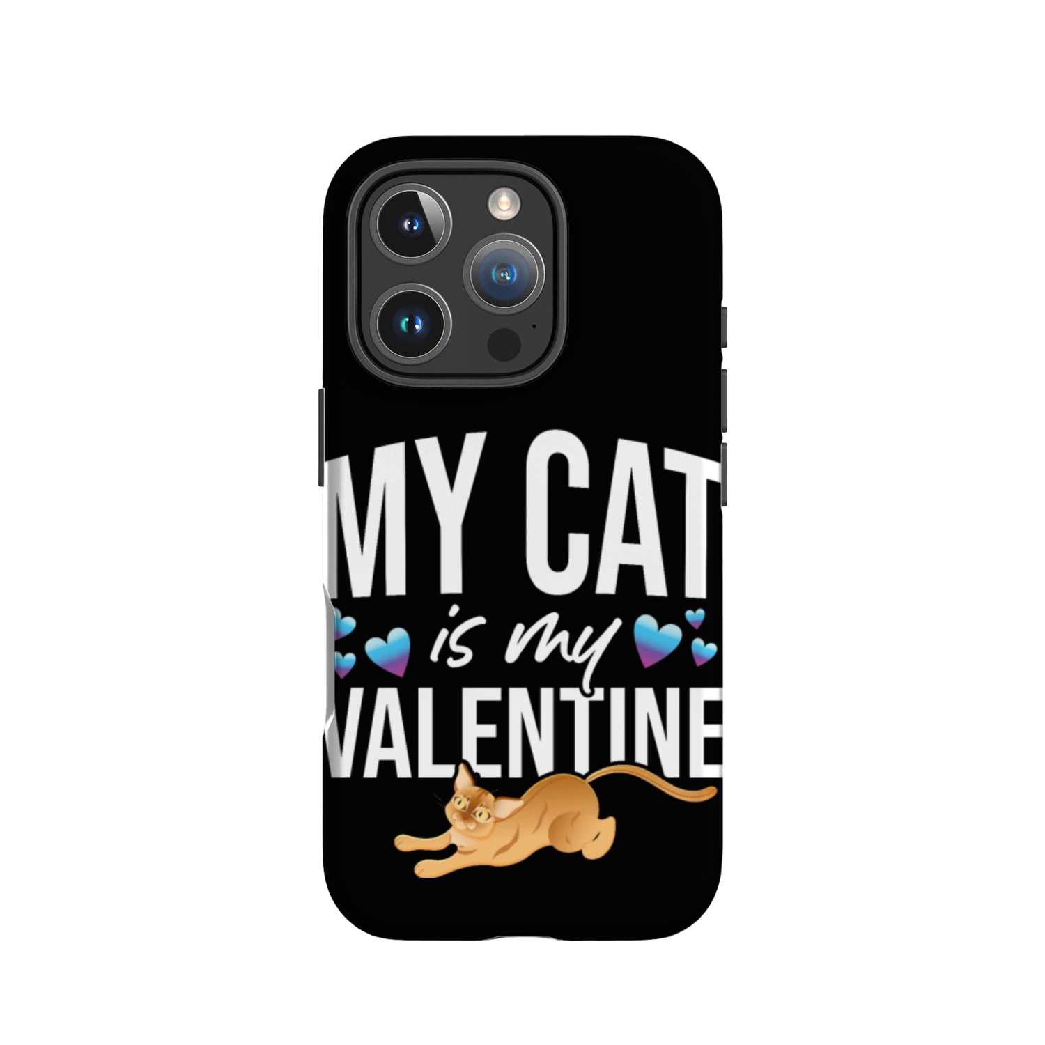 My Cat Is My Valentine Date Cute Kitten IPhone Cases