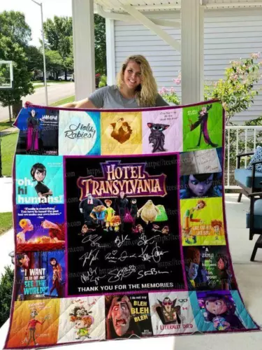 Hotel Transylvania Blanket Mavis Dracula Quilts Blanket Soft and Cozy