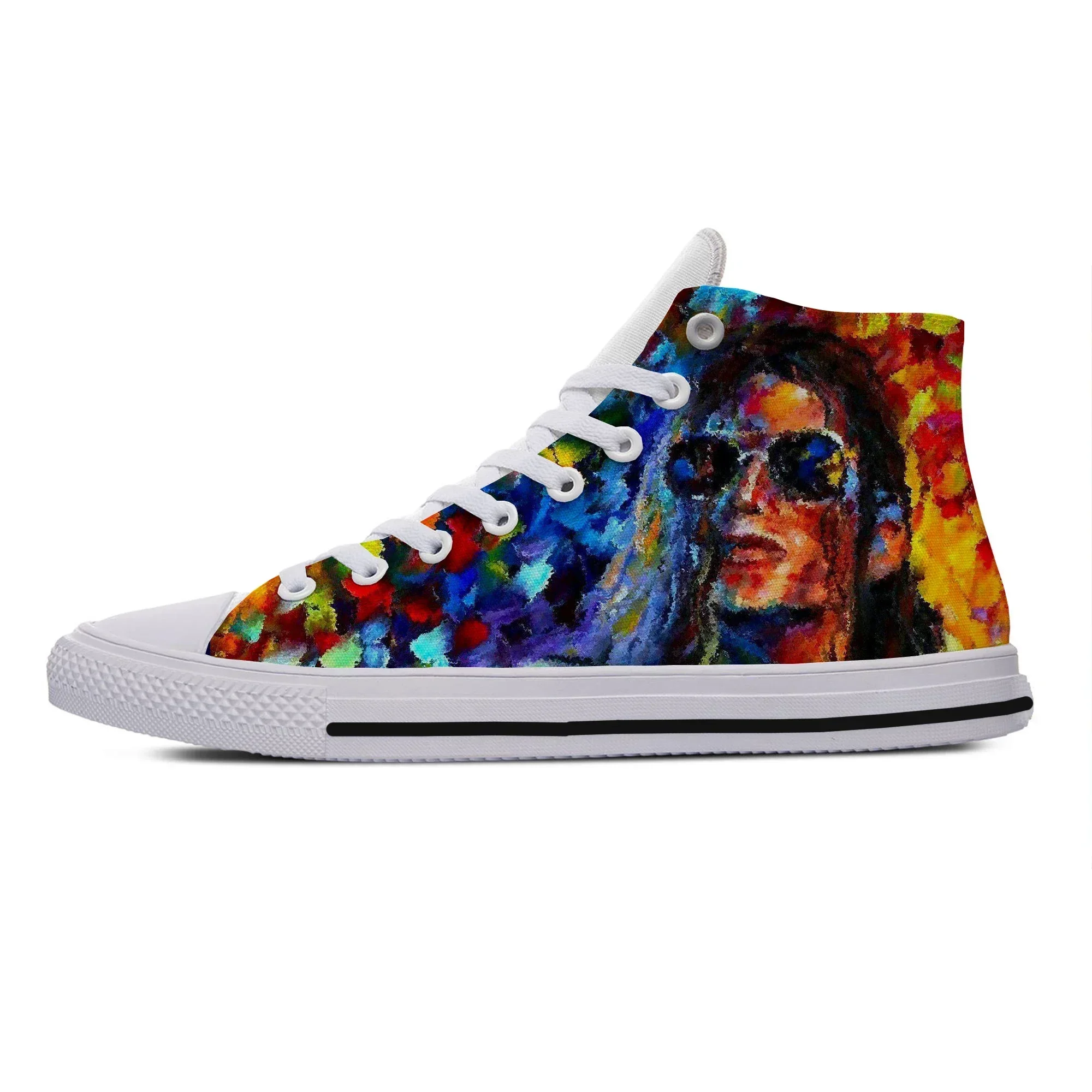 Michael Jackson King of Pop Themed Hip Hop Fashion Board Shoes