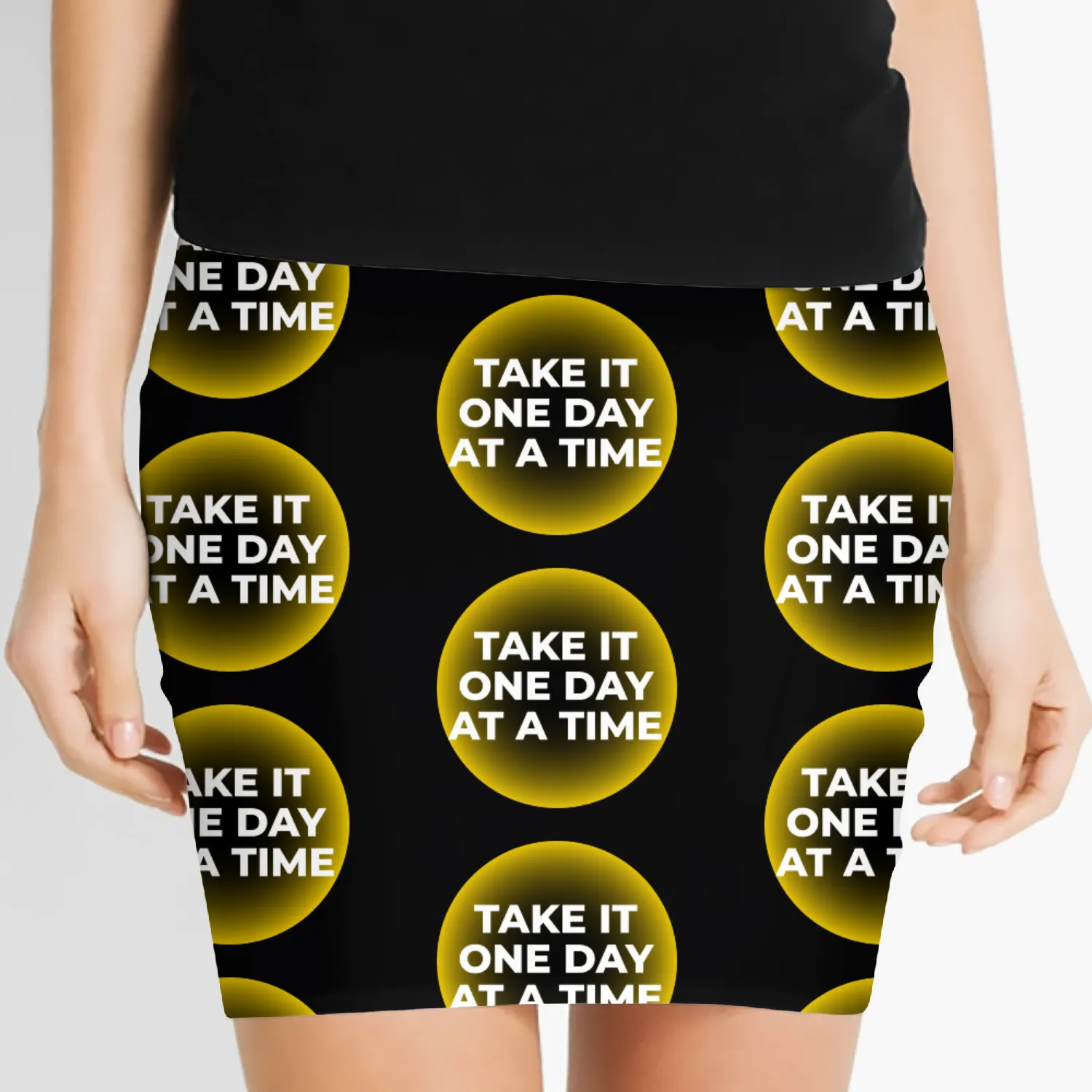 One Day at a Time Women's Mini Skirts