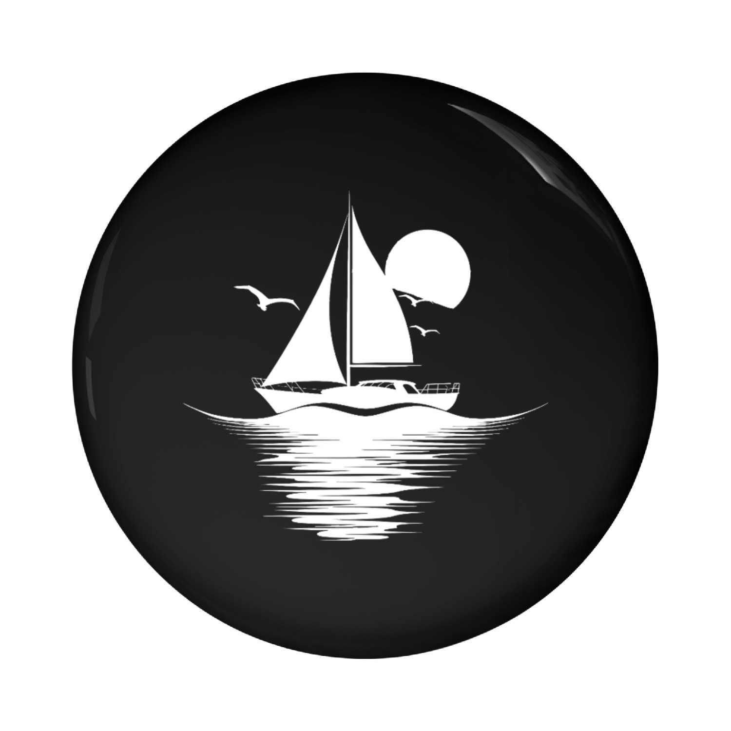 Sailing Drawing Pin Buttons
