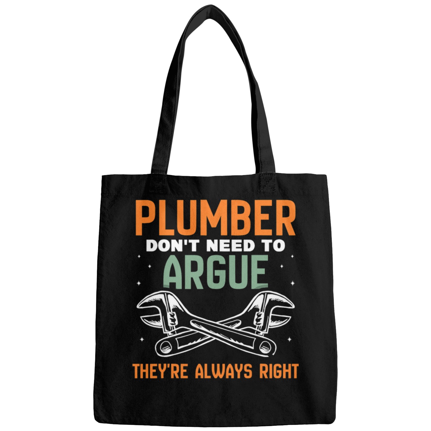 Plumbers Job Dont Need To Argue Theyre Always Right Plumbing Bags