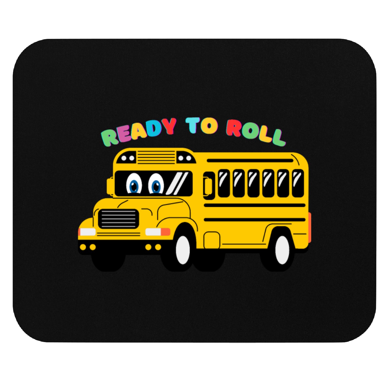 Ready to Roll School Bus Mouse Pads