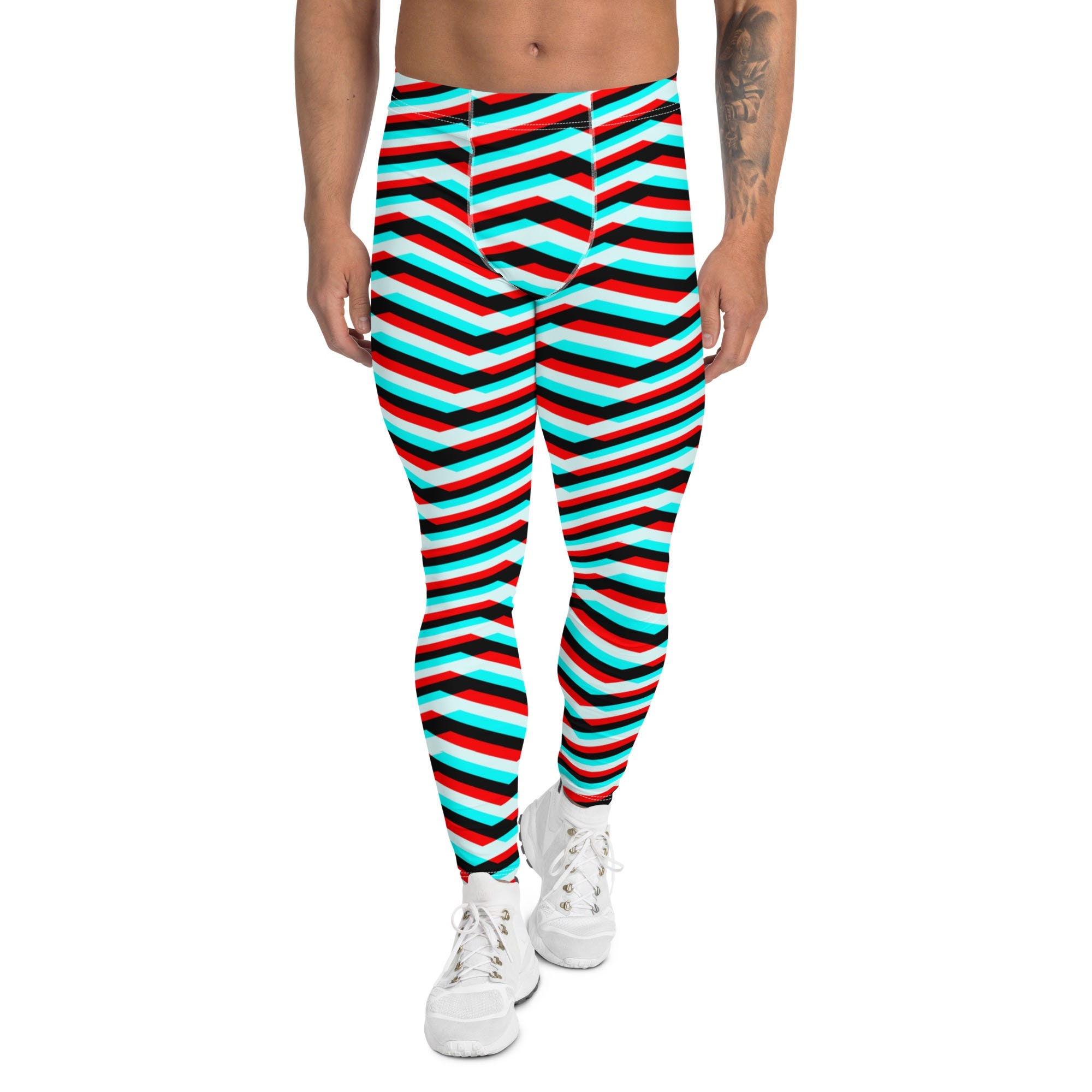 Chevron Man Leggings. Premium quality. | Training Pants | Mens Activewear