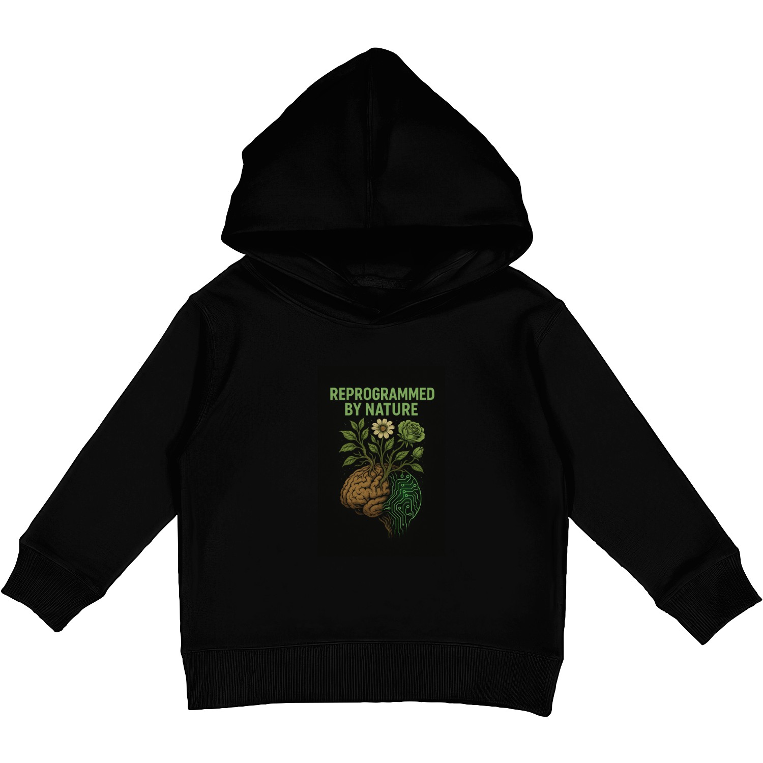 Reprogrammed by Nature Kids Pullover Hoodies