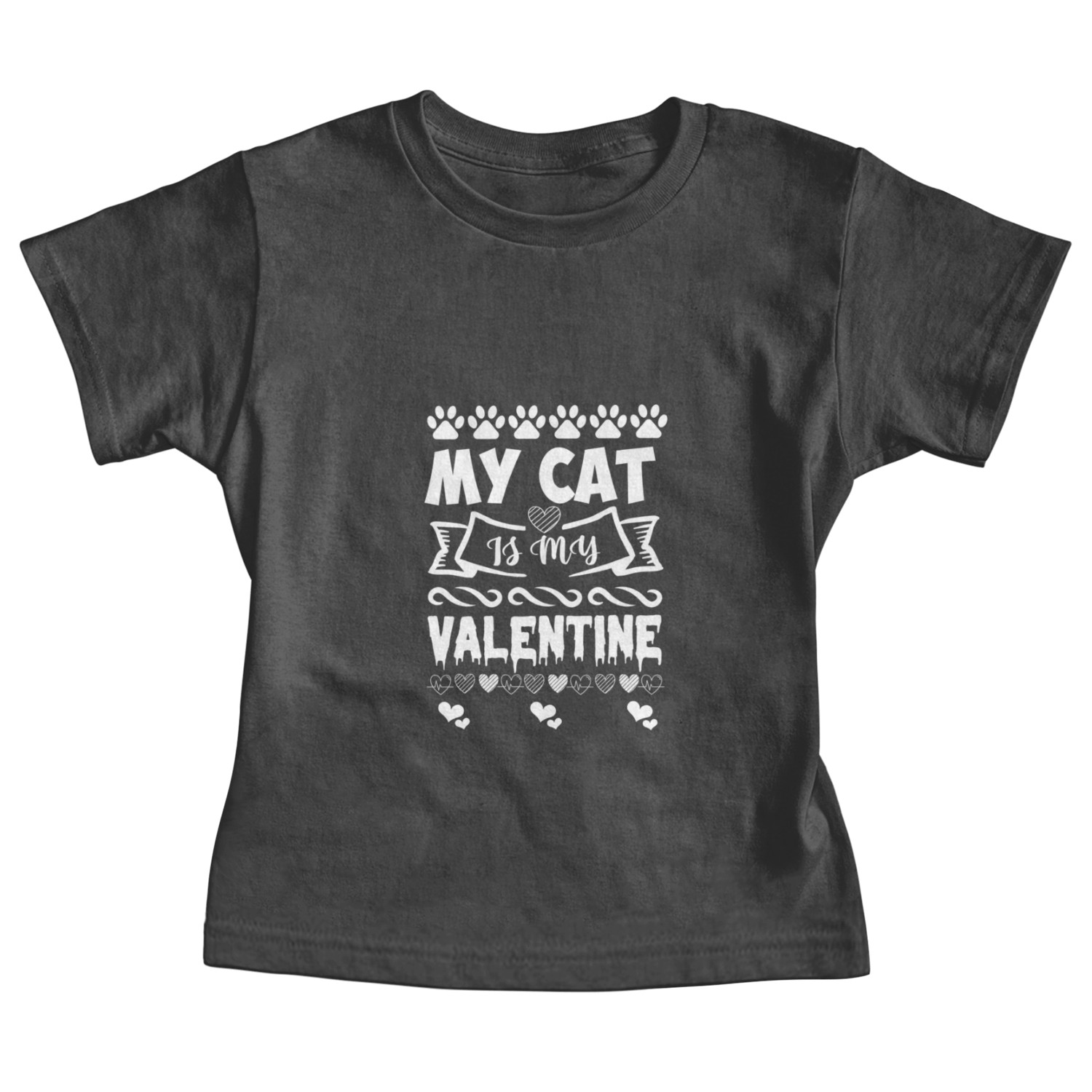 My Cat Is My Valentine Happy Valentines Day 2023 Baby Tees