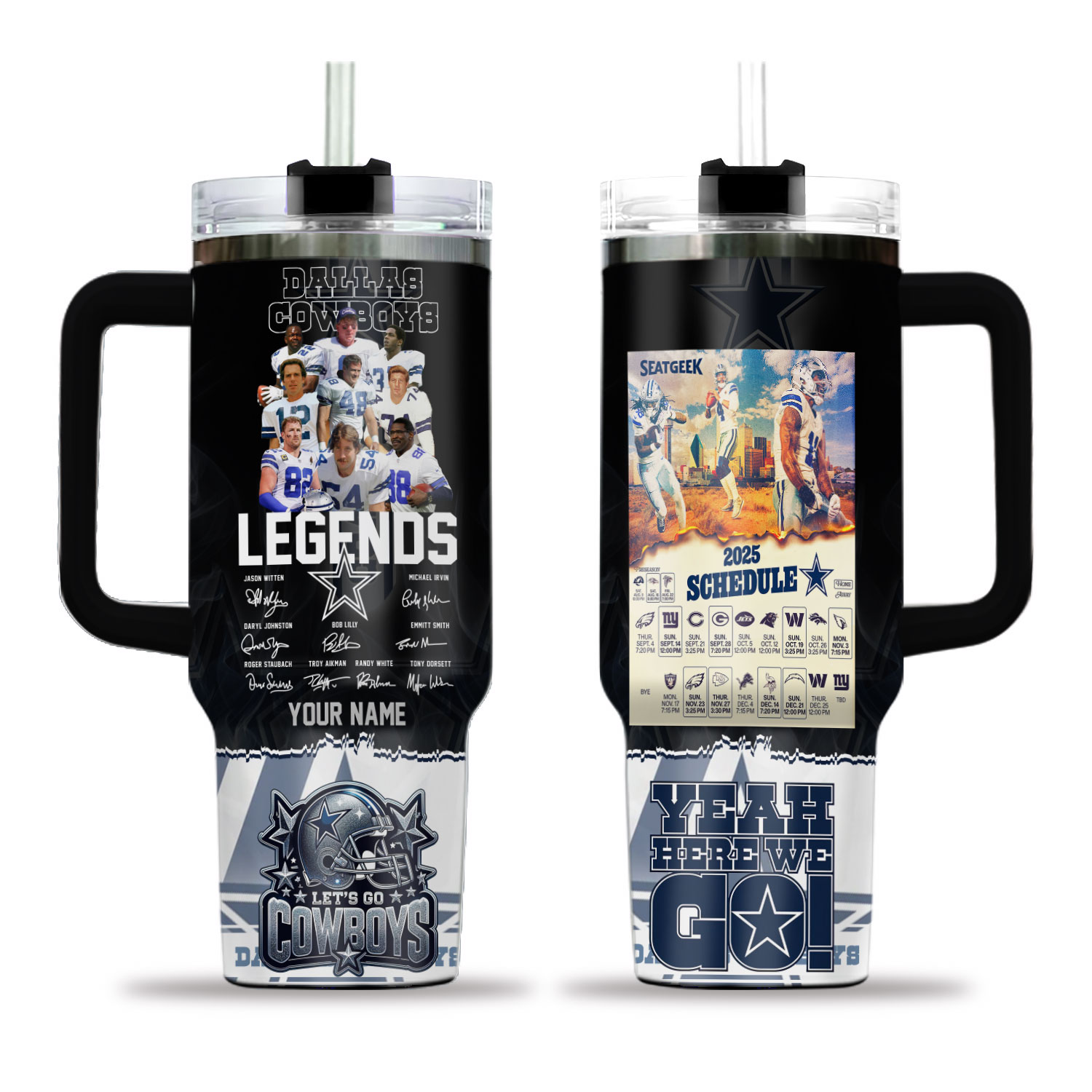 Personalized Limited 2025 Cowboys Legends Tumbler